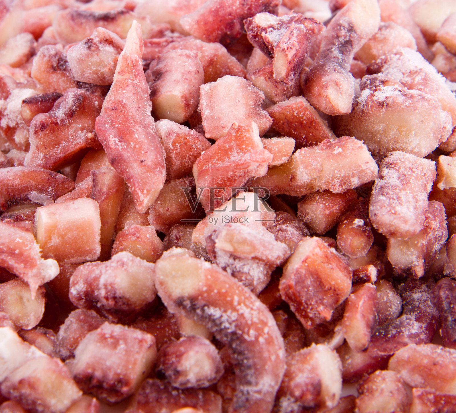 冷冻章鱼触须照片摄影图片