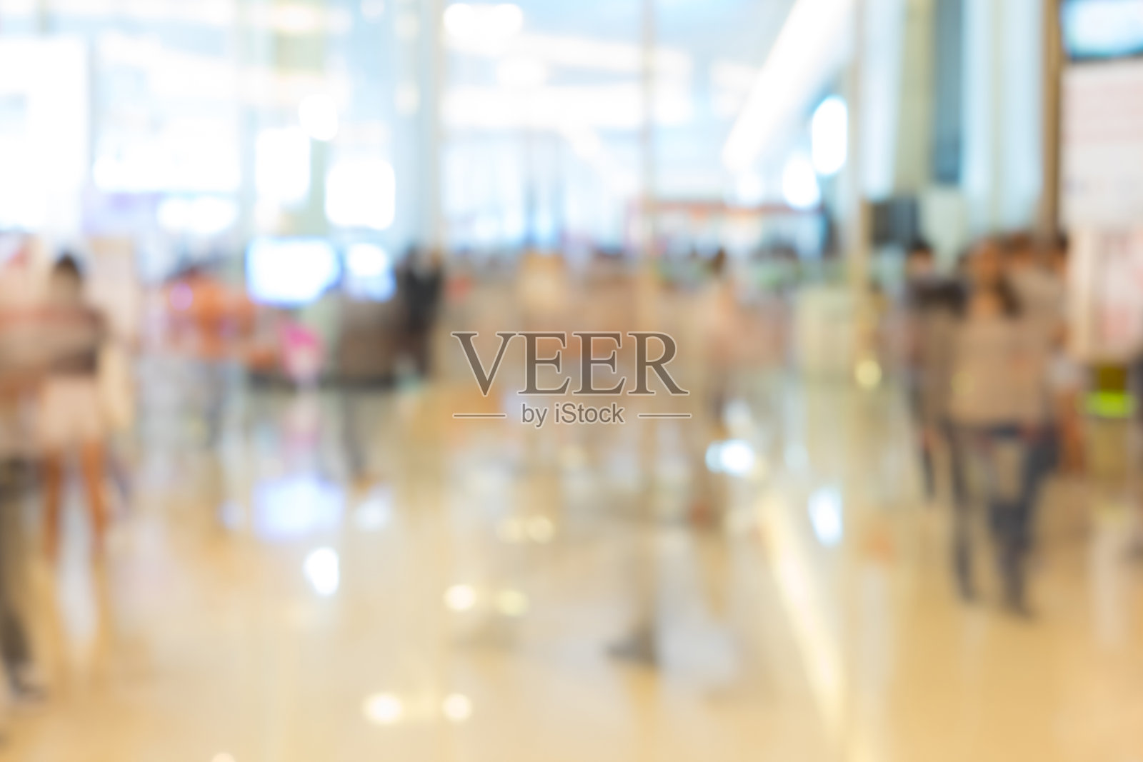 抽象模糊展厅照片摄影图片