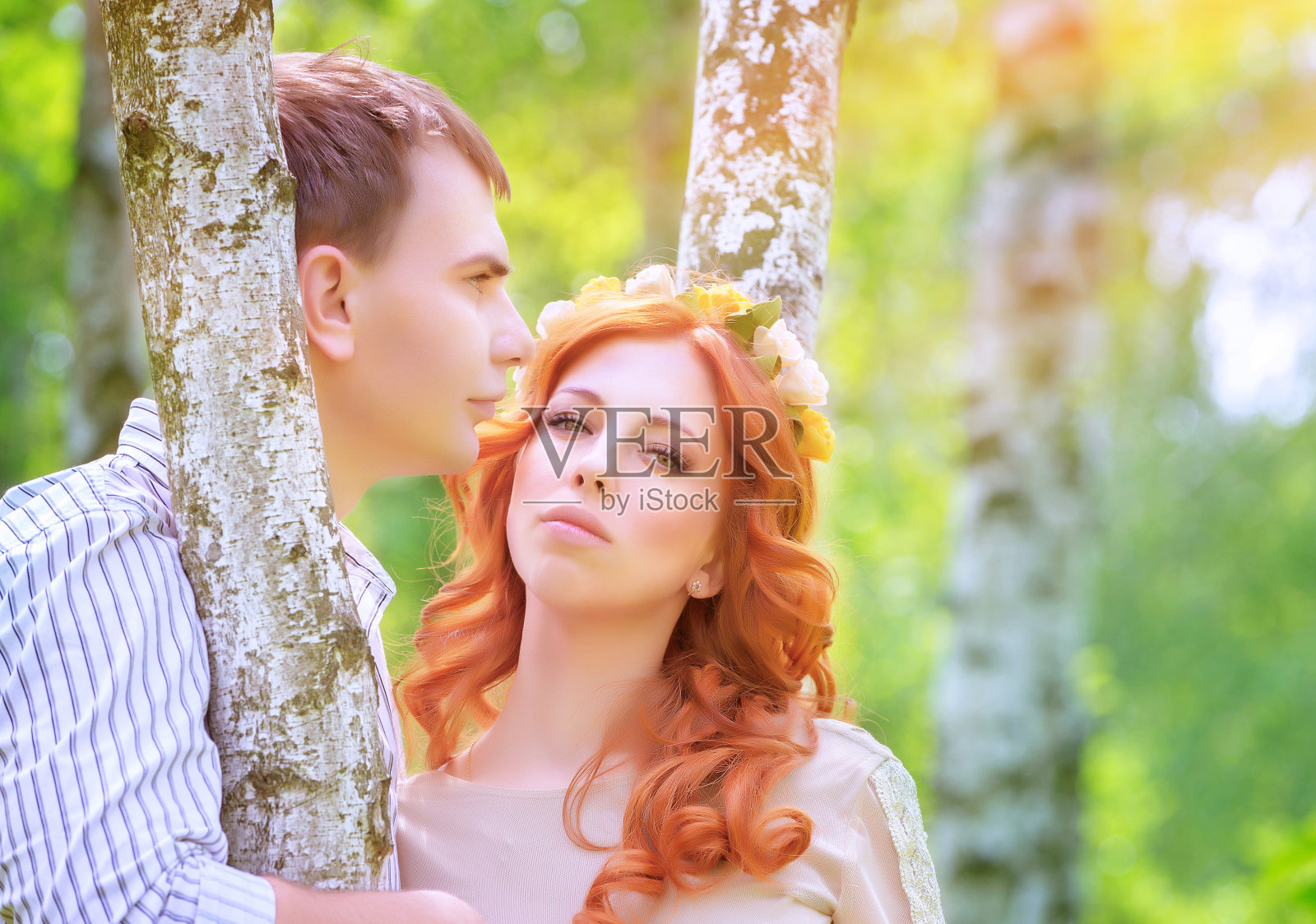 幸福的情侣照片摄影图片