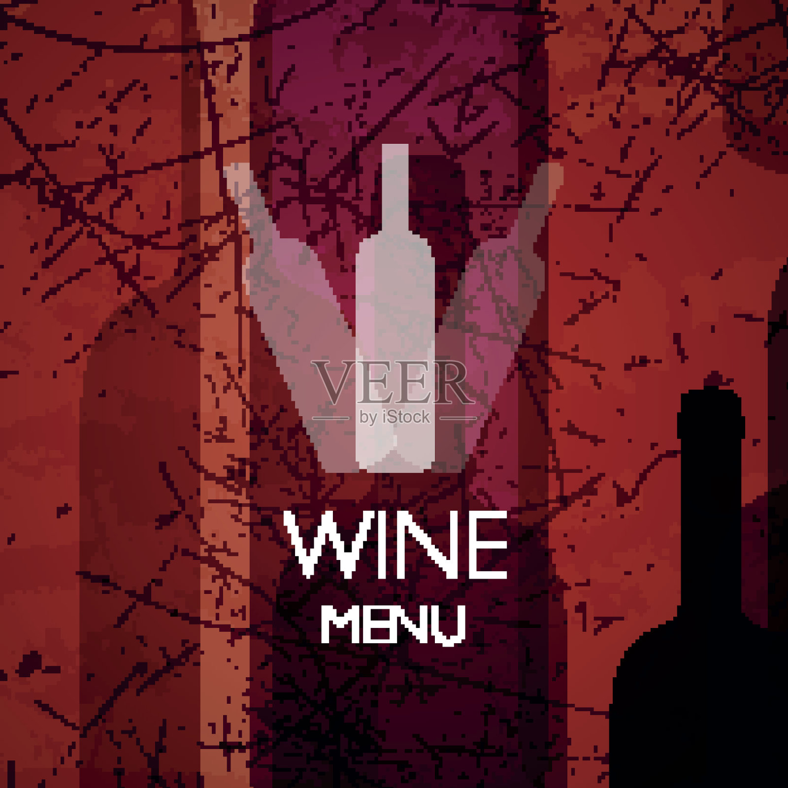 向量葡萄酒背景插画图片素材