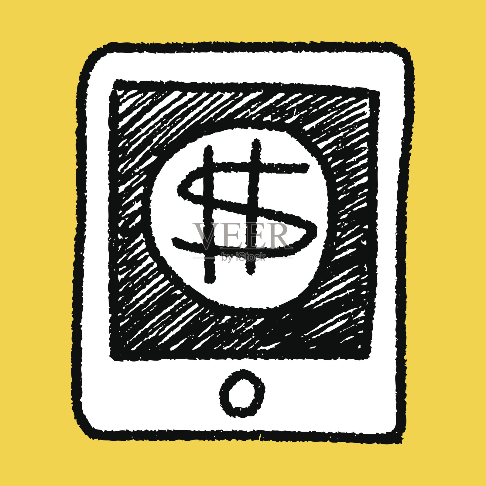 涂鸦移动金融插画图片素材