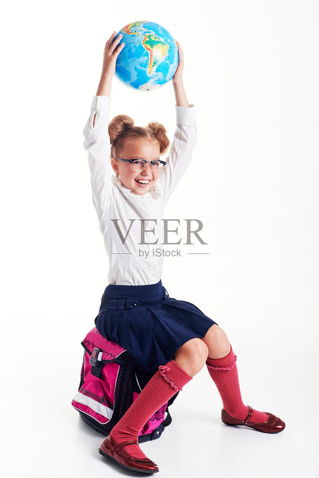 教育和学校观念小女生照片摄影图片