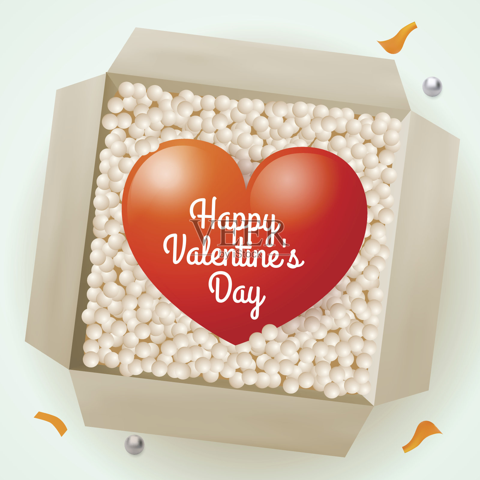 矢量插图在情人节设计插画图片素材