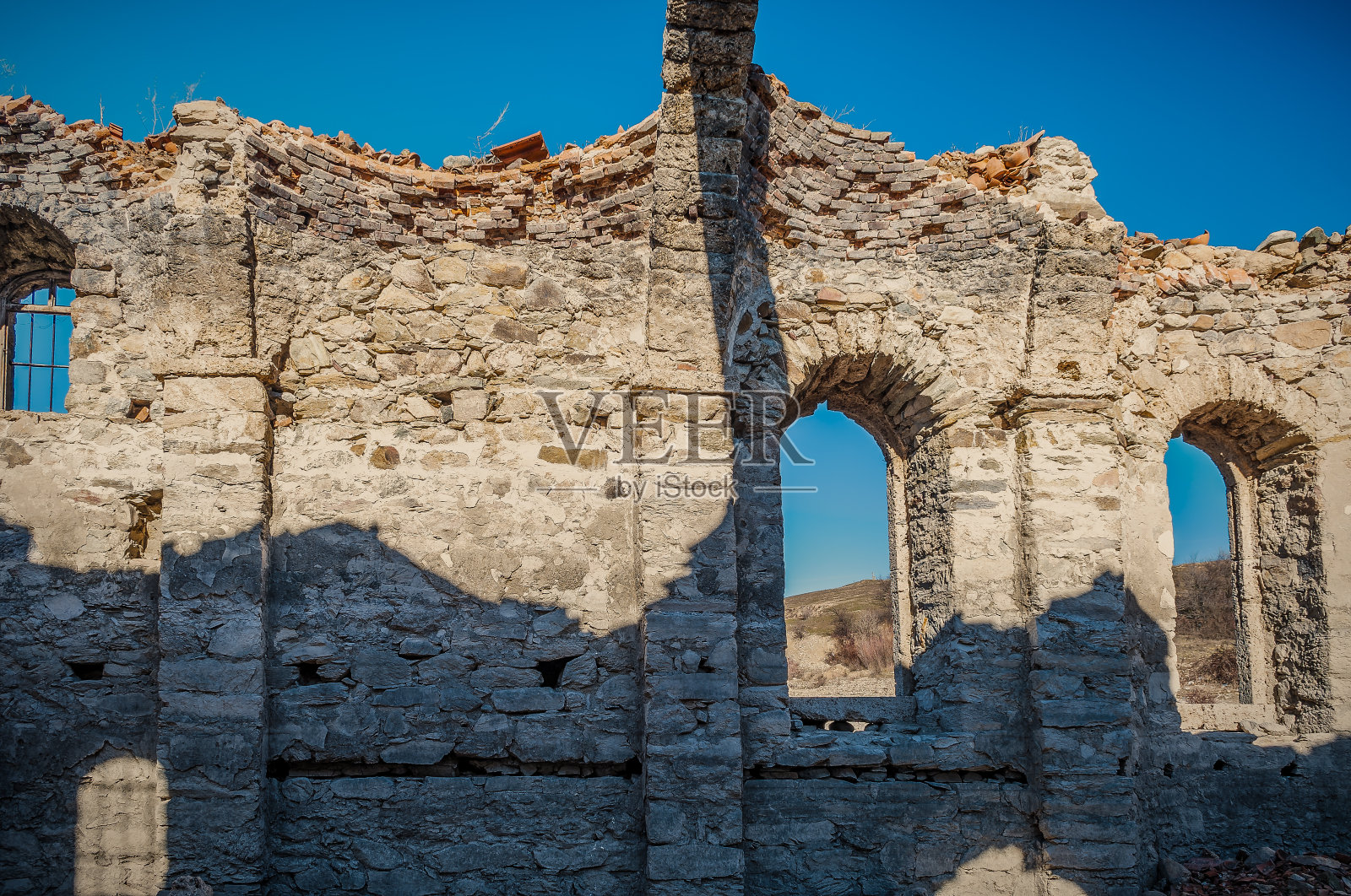 水下教堂照片摄影图片