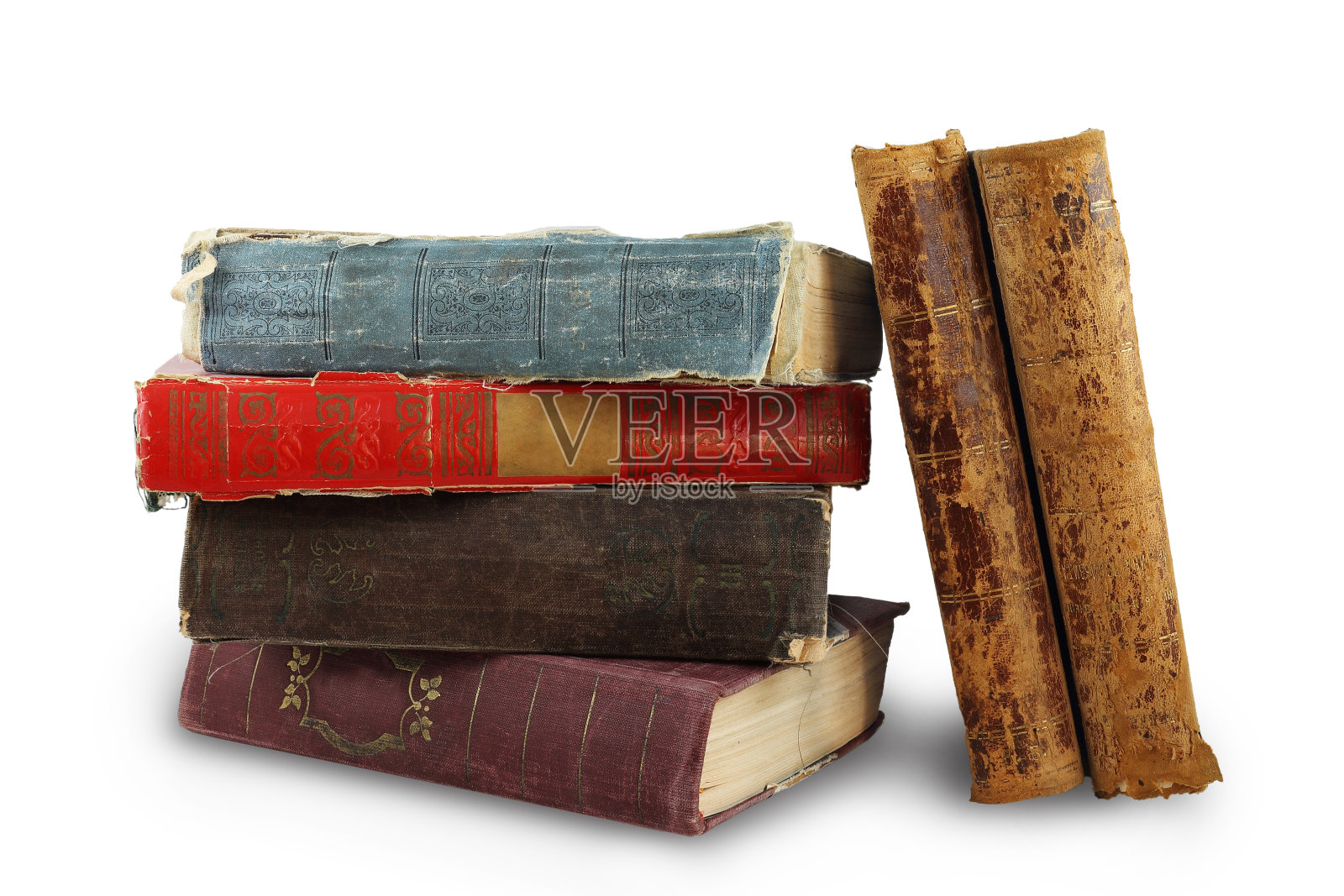 一堆旧书照片摄影图片