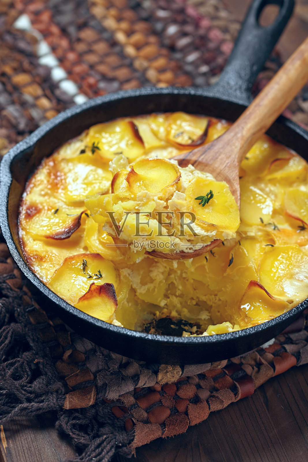 扇形的土豆照片摄影图片