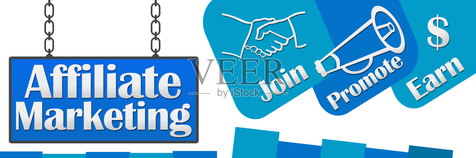 联盟营销横幅照片摄影图片