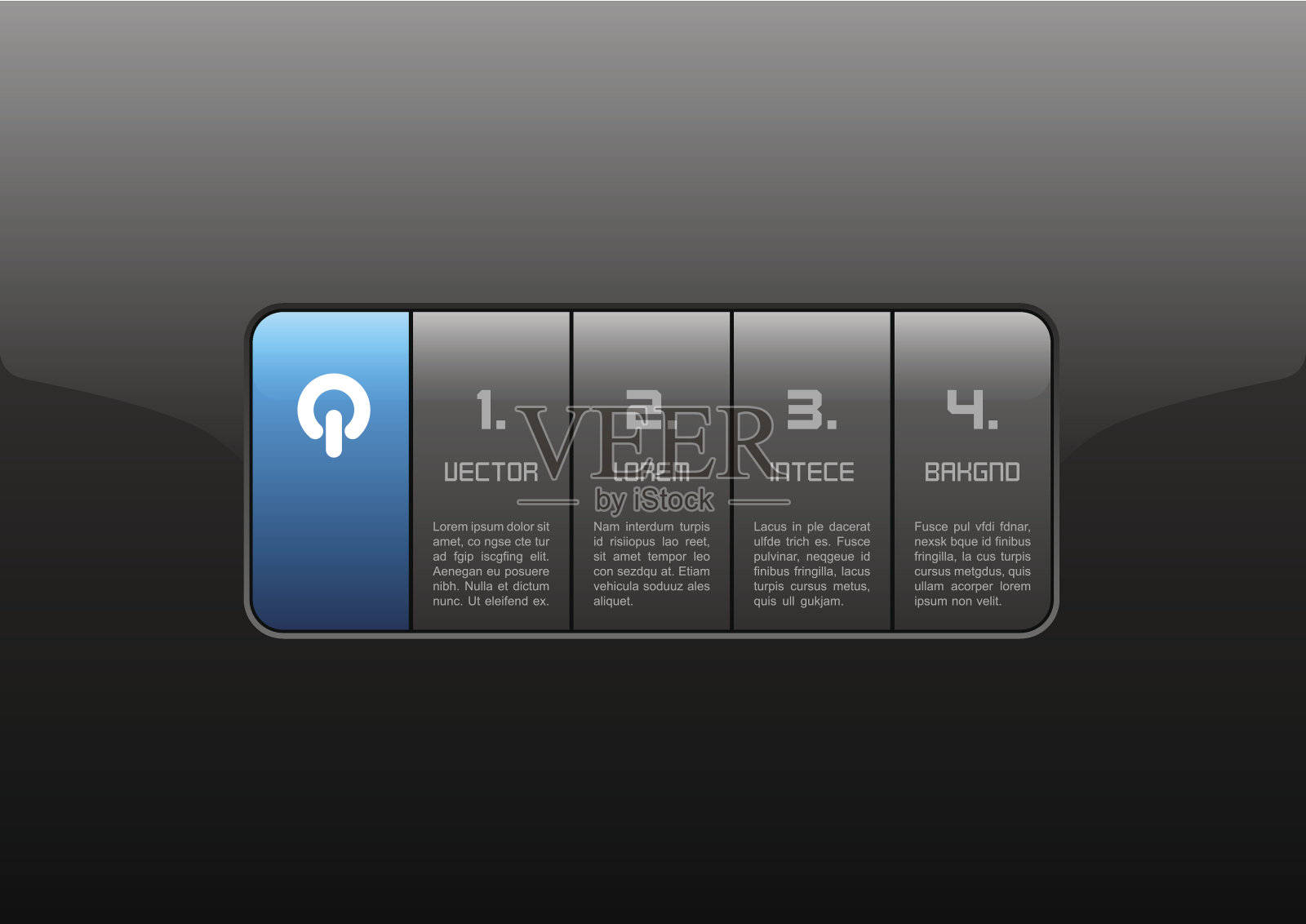 光滑的界面设计模板素材