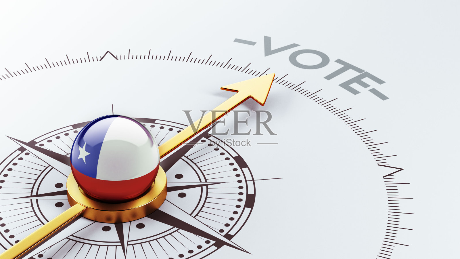 智利投票的概念照片摄影图片