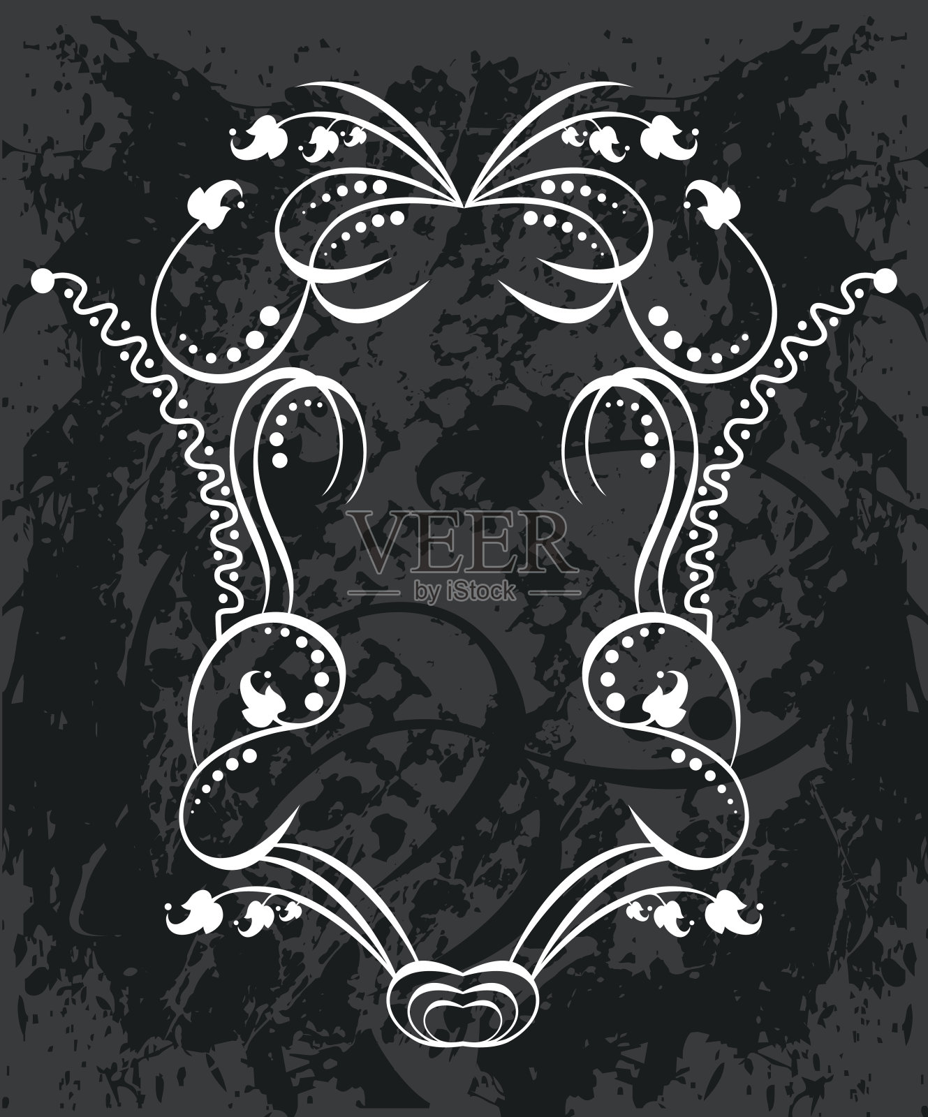 花纹装饰架插画图片素材