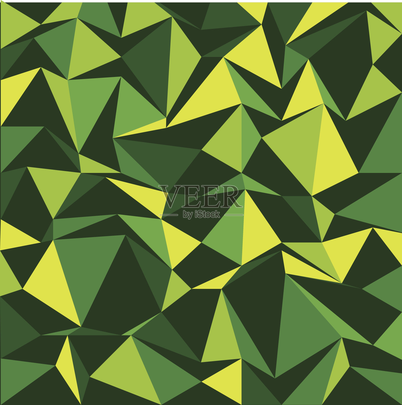 多边形背景绿色插画图片素材