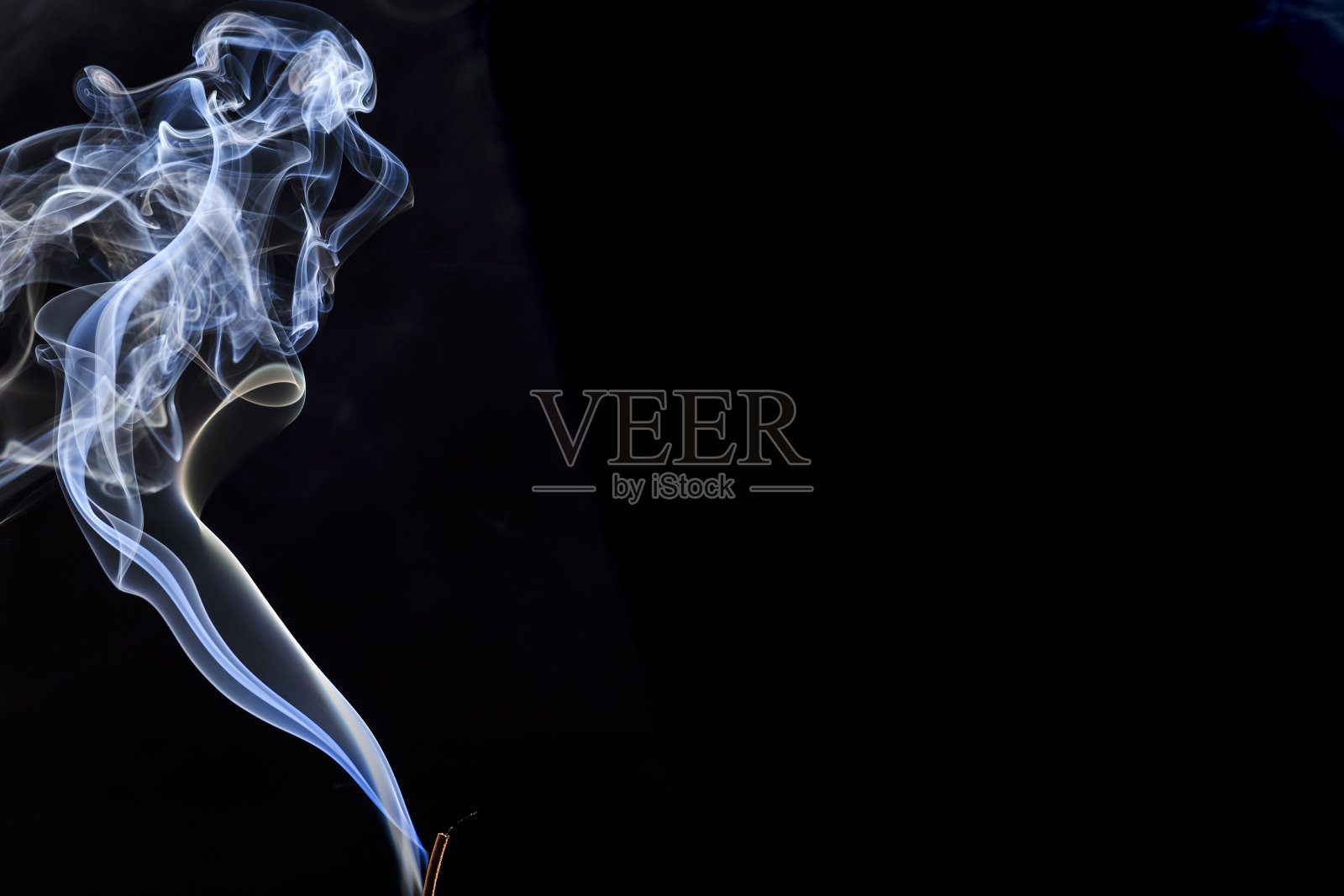 熏香的烟照片摄影图片