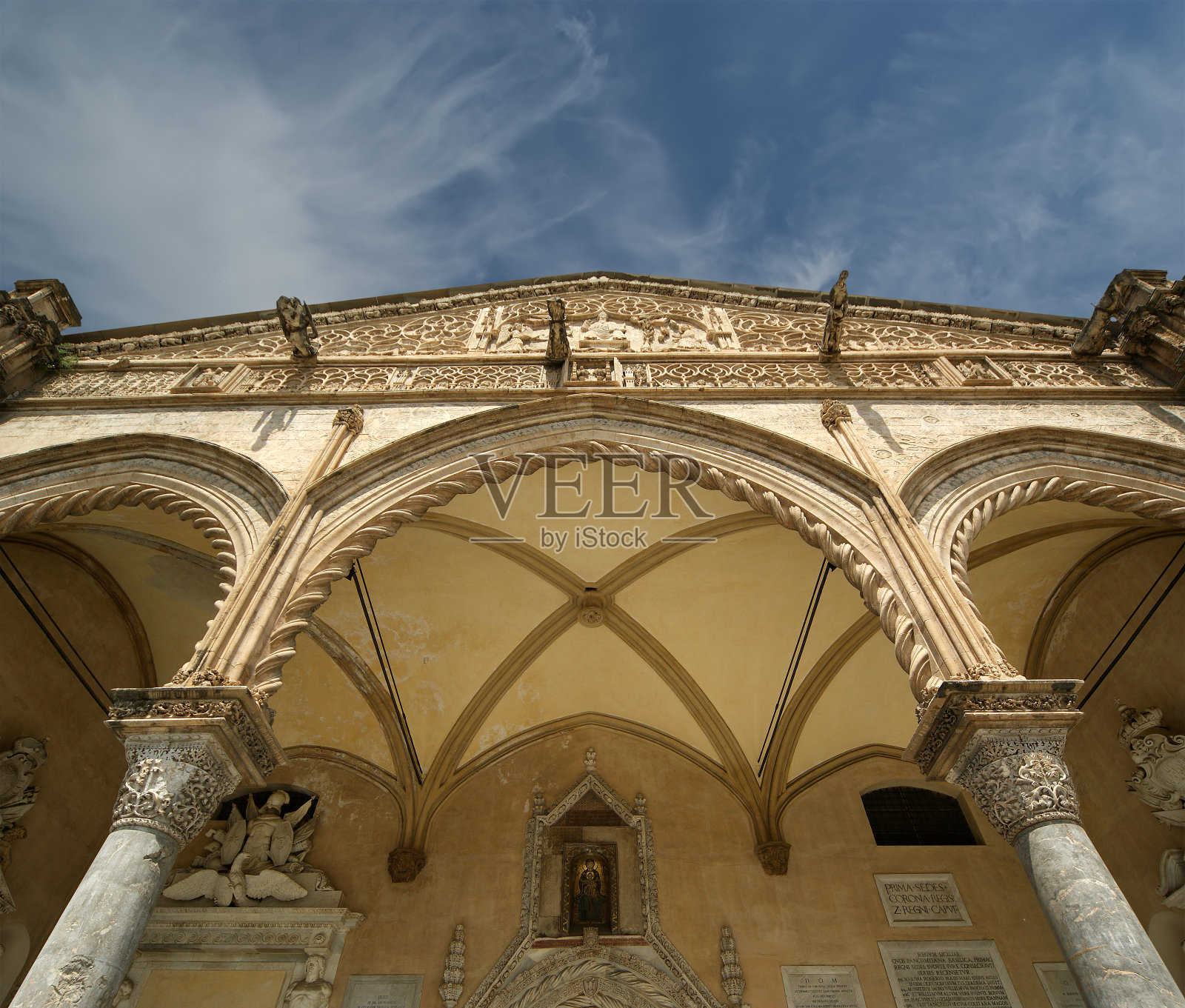 巴勒莫大教堂，西西里，意大利南部。照片摄影图片