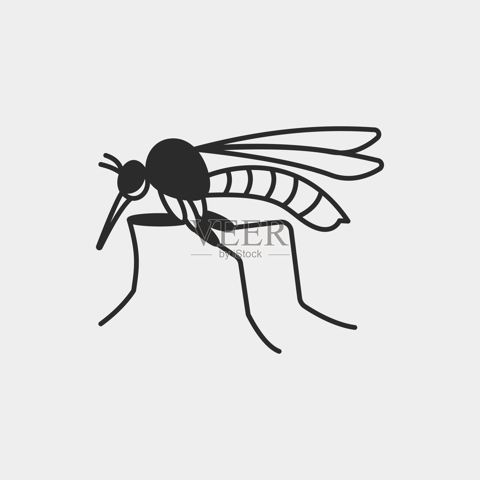 昆虫的图标设计元素图片