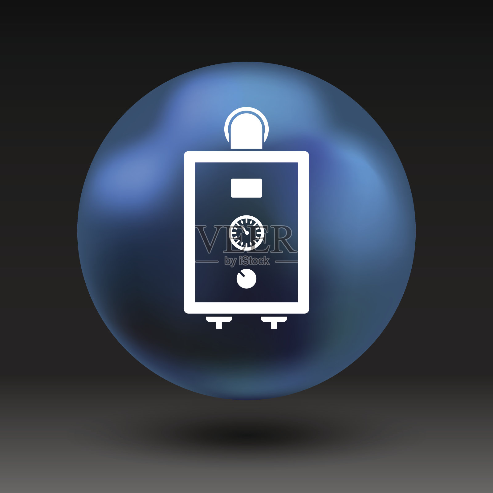 锅炉煤气标志水标志家用设备插画图片素材