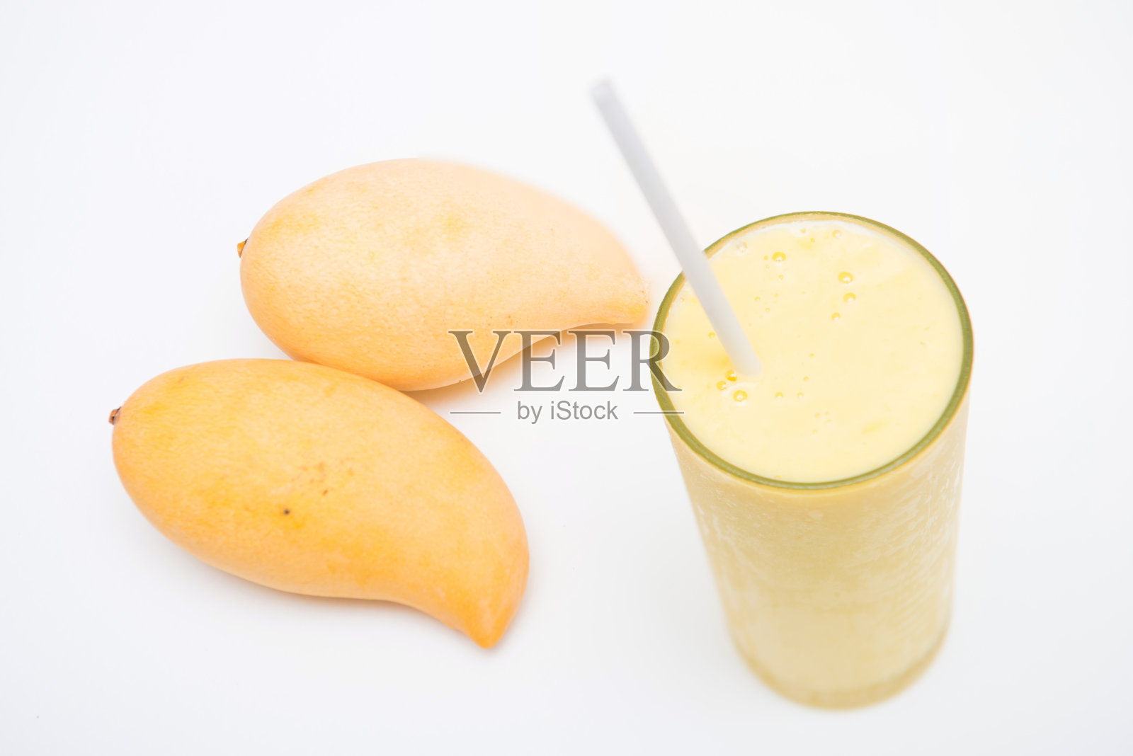 芒果奶昔和芒果照片摄影图片