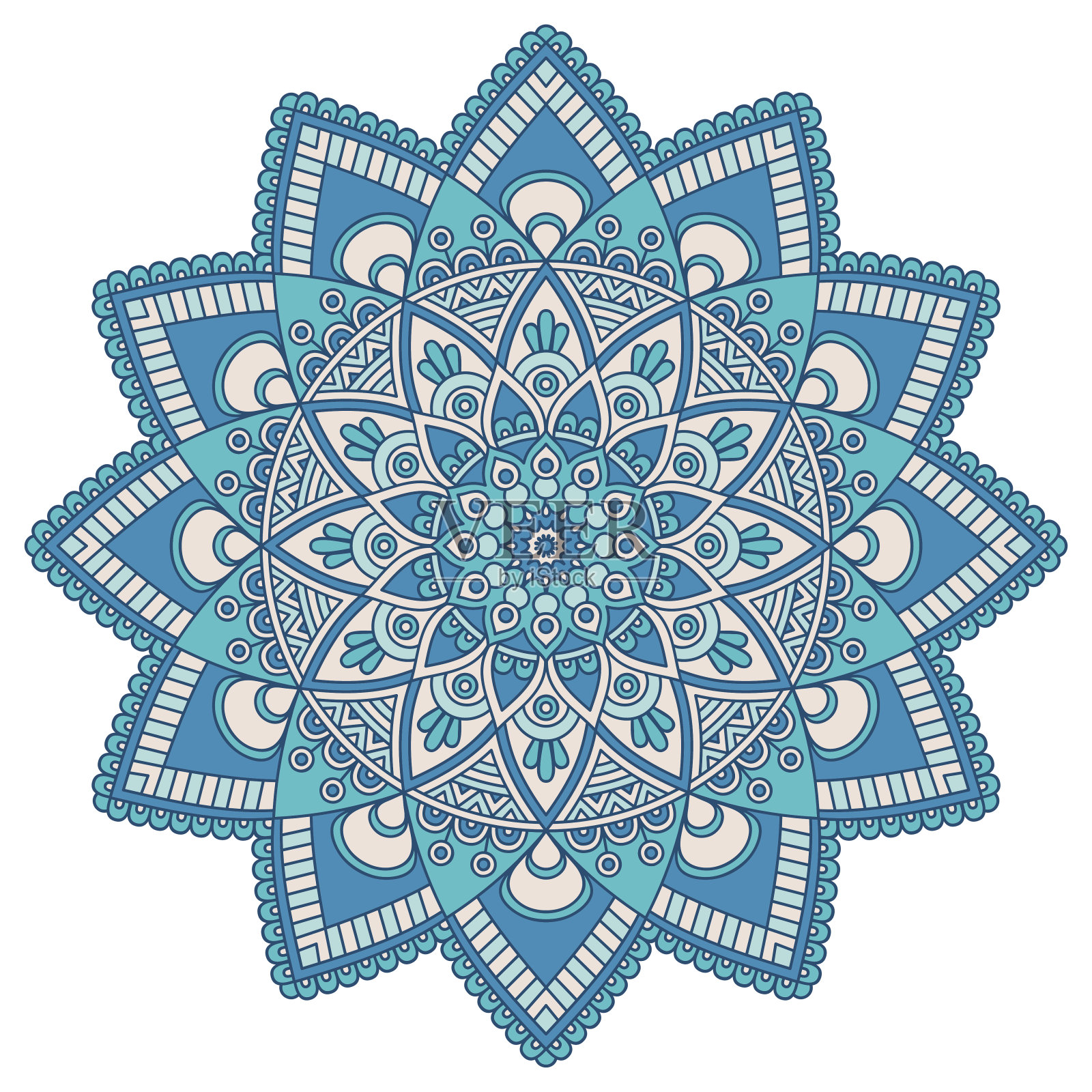 曼荼罗插画图片素材