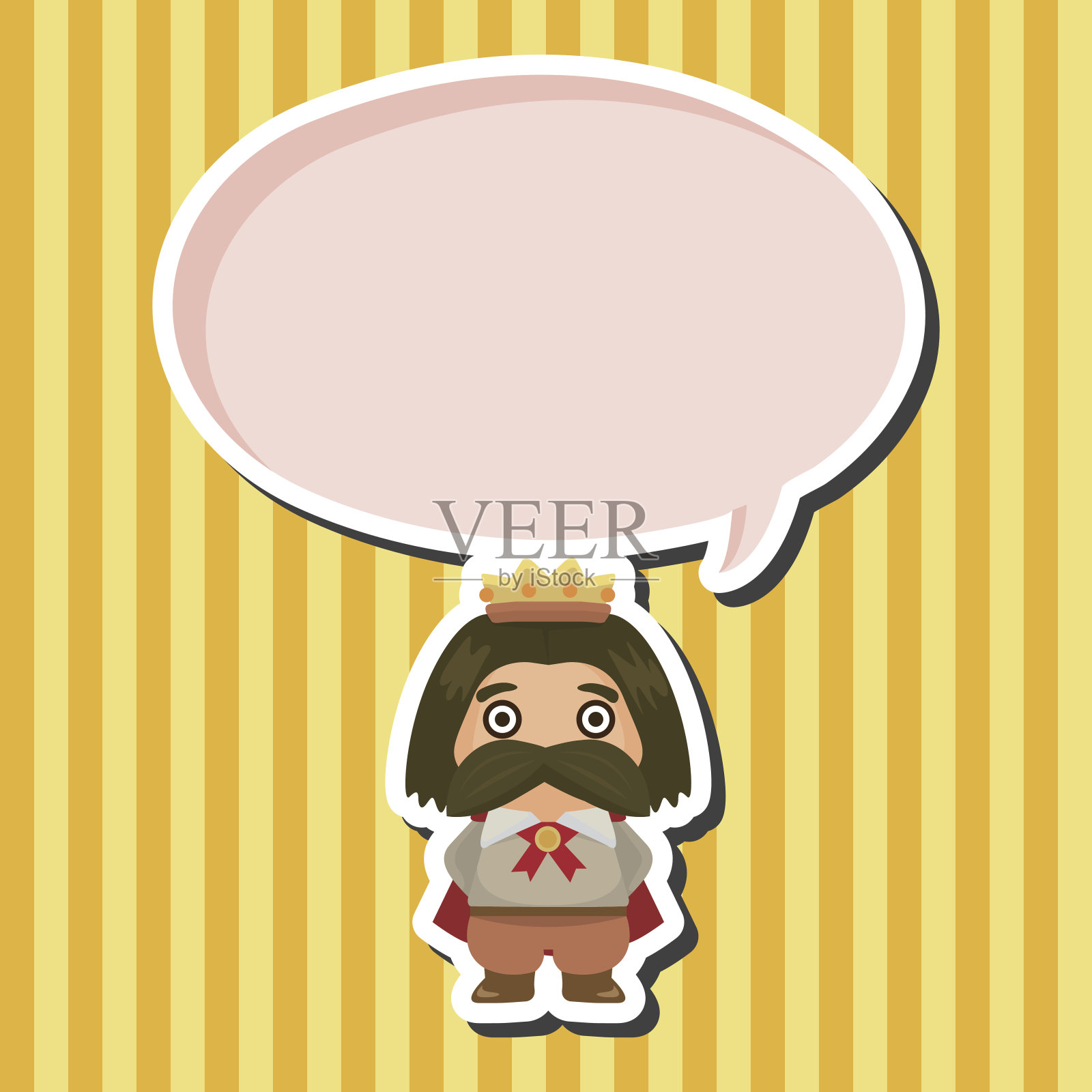 皇家主题国王元素插画图片素材