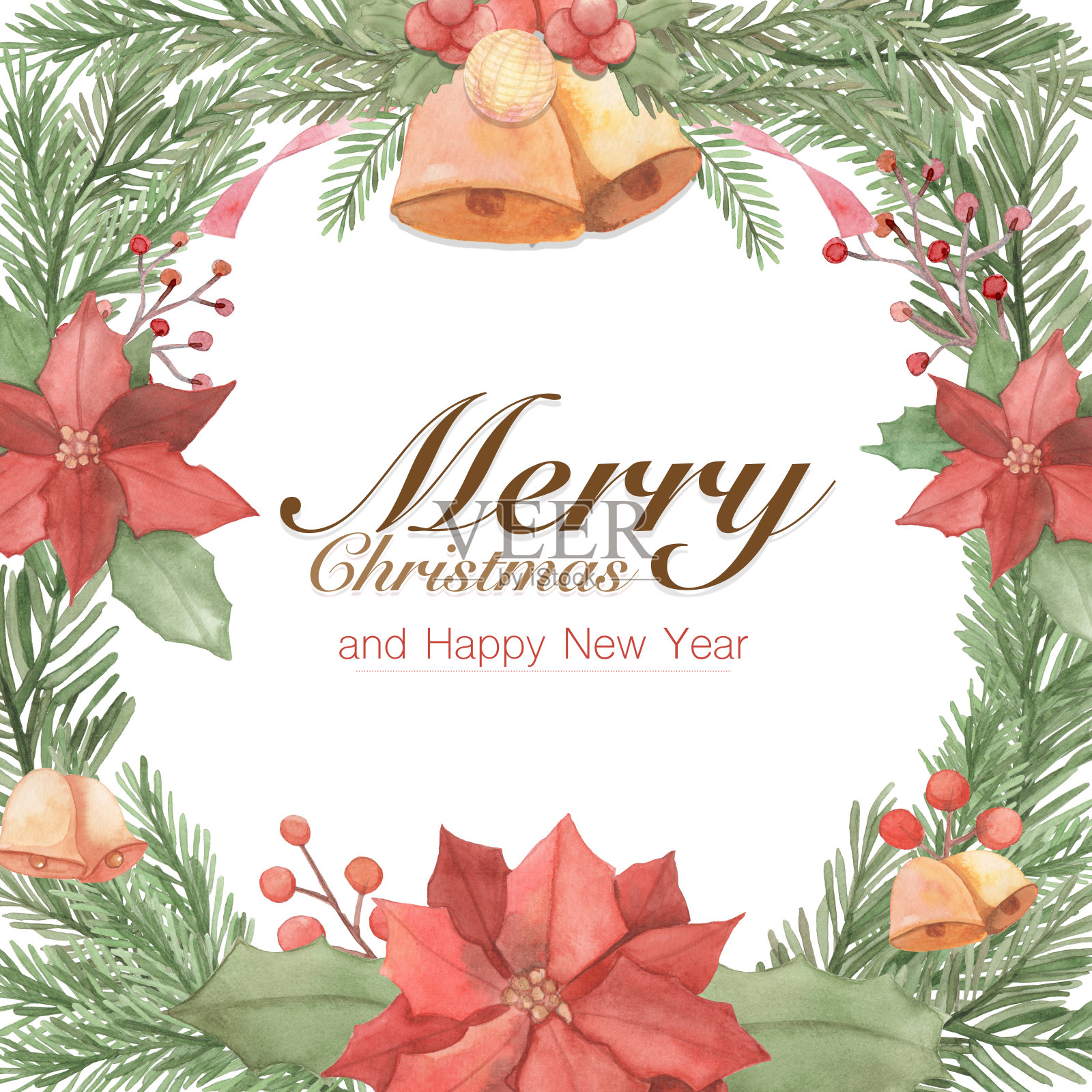 圣诞贺卡设计模板素材