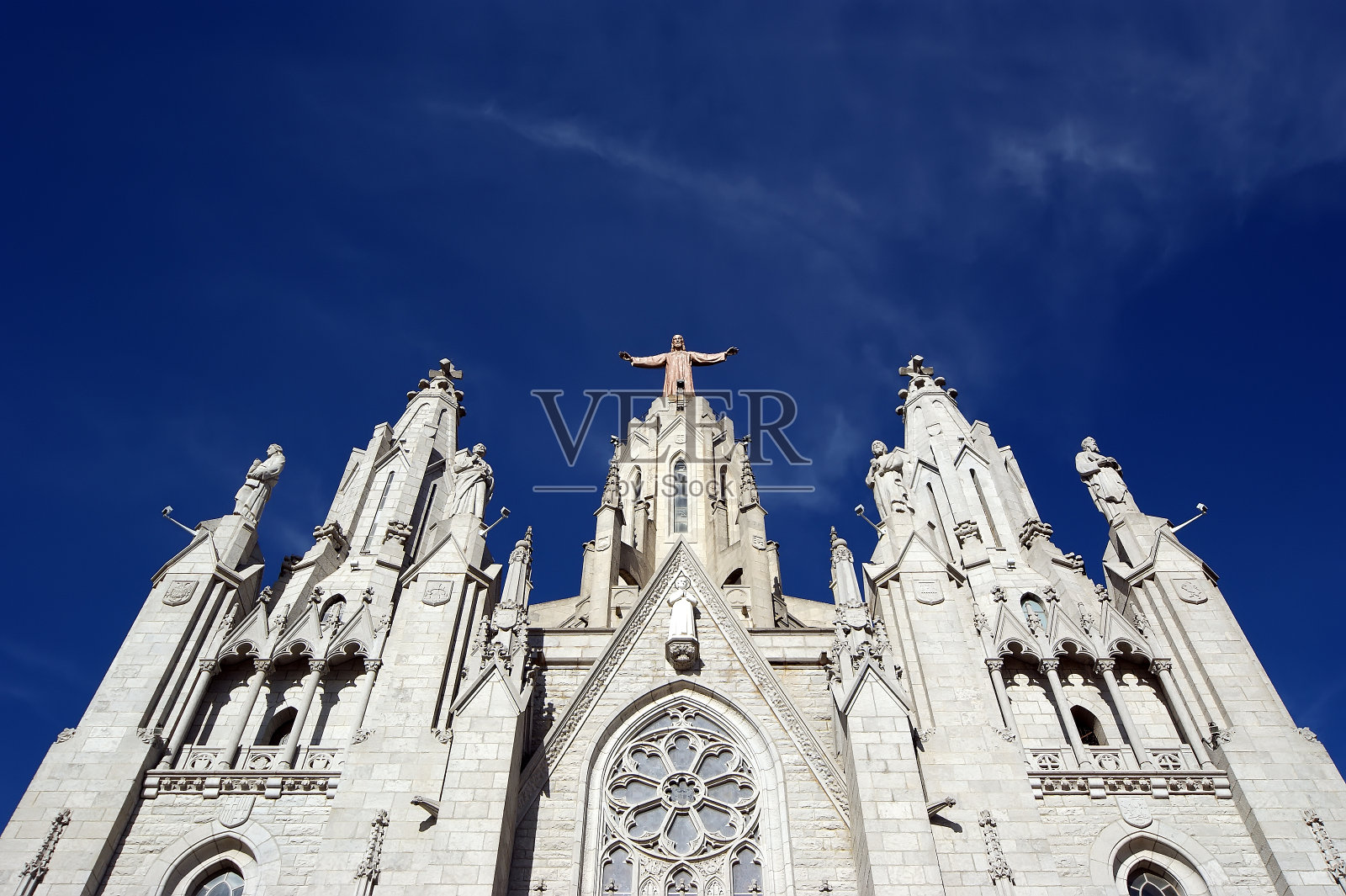 提比达波教堂/圣殿，巴塞罗那，西班牙照片摄影图片