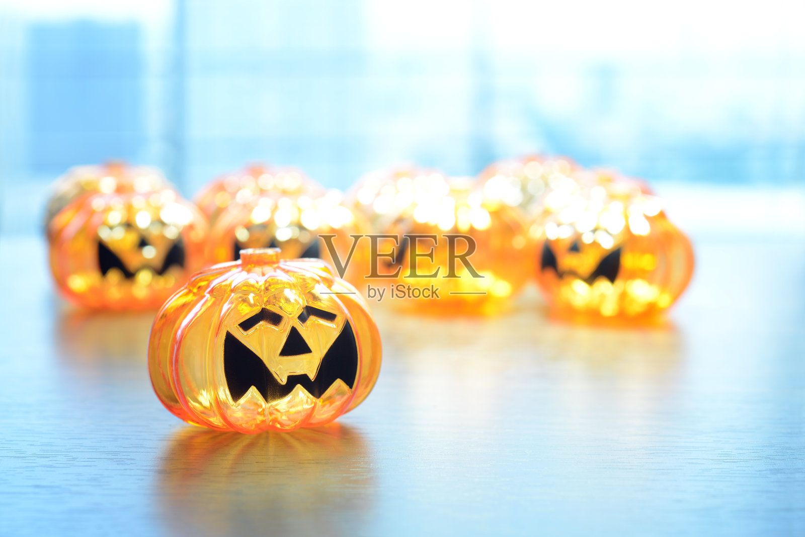 万圣节的南瓜灯照片摄影图片