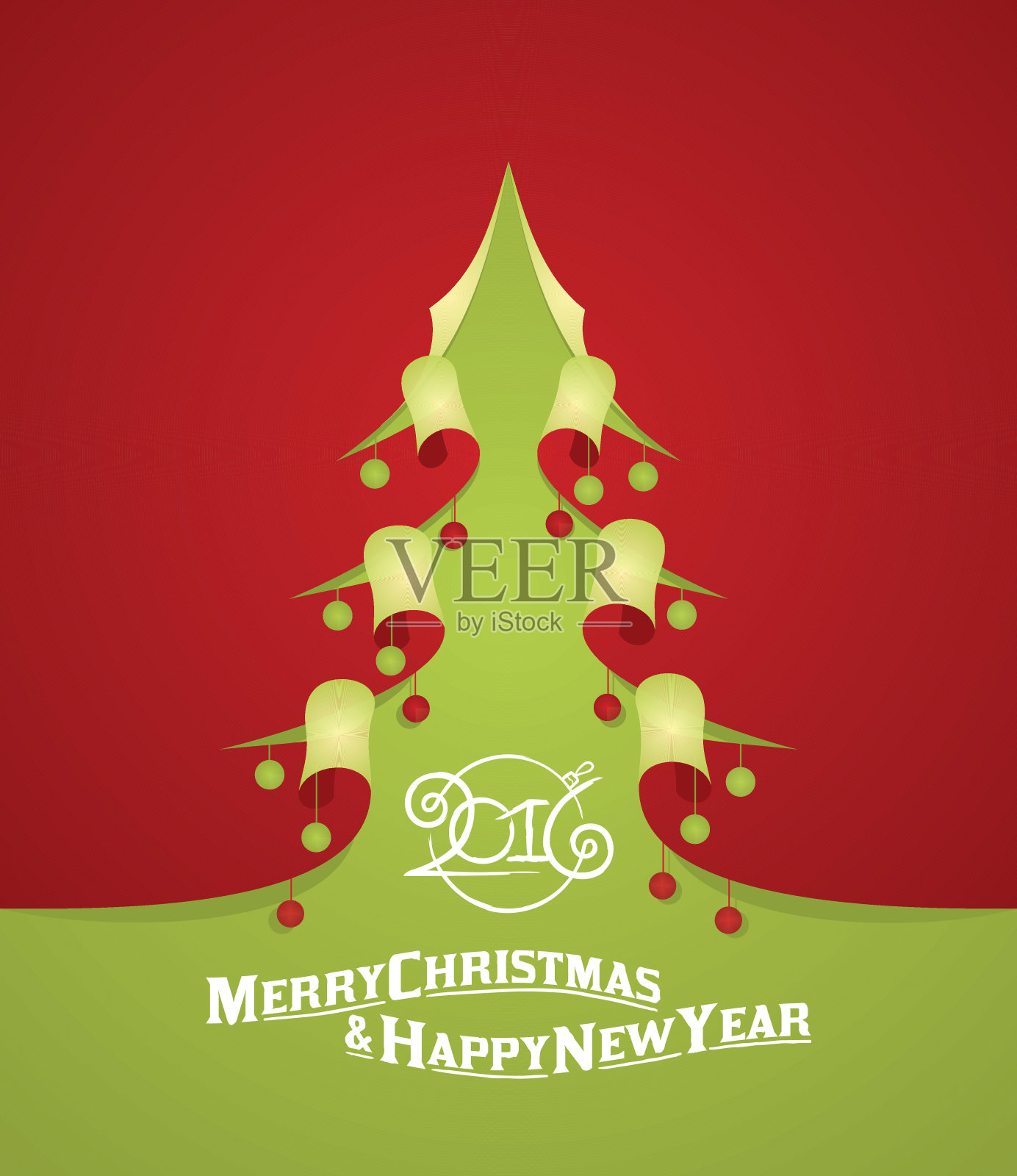 圣诞树卷纸设计模板素材