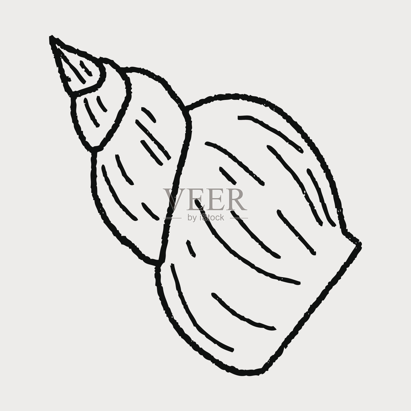 壳牌涂鸦插画图片素材