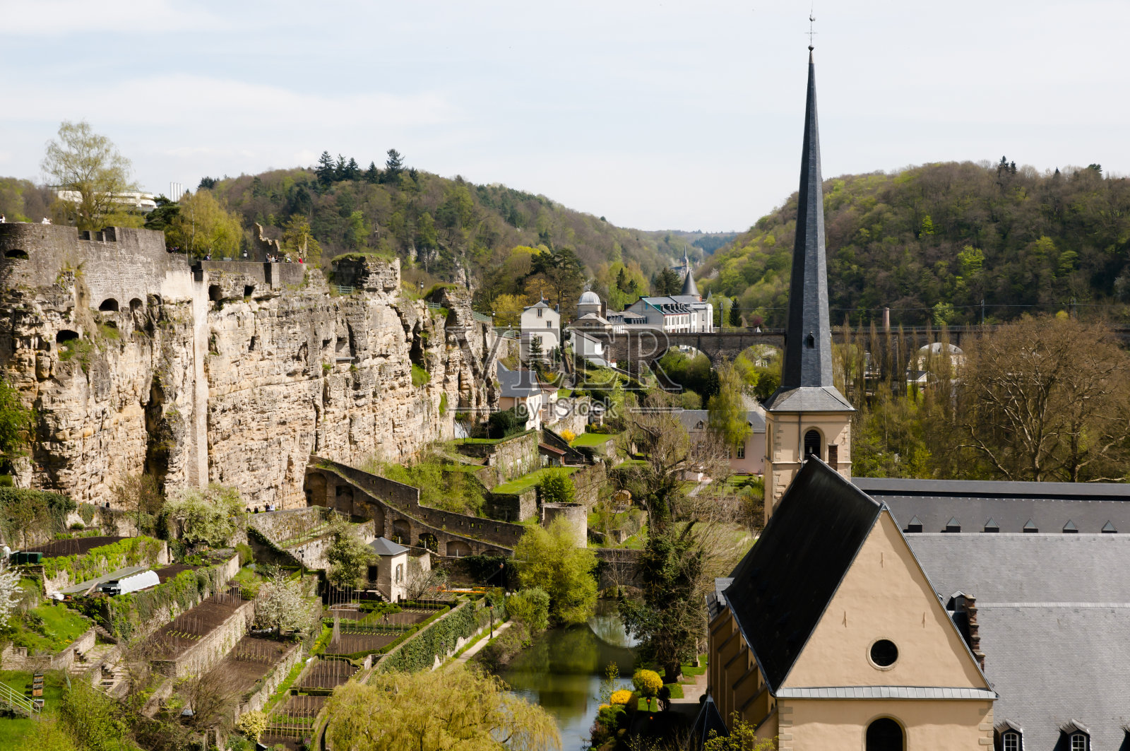 卢森堡市照片摄影图片