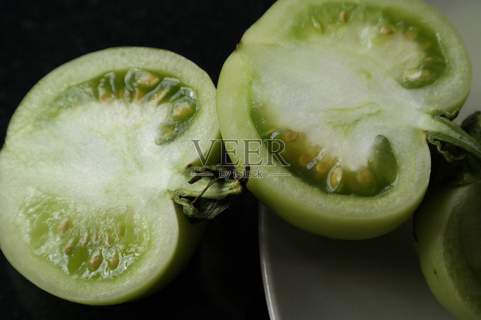 绿色的西红柿照片摄影图片