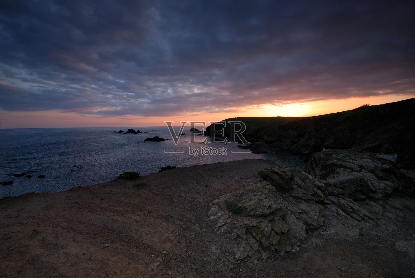 蜥蜴半岛日落照片摄影图片