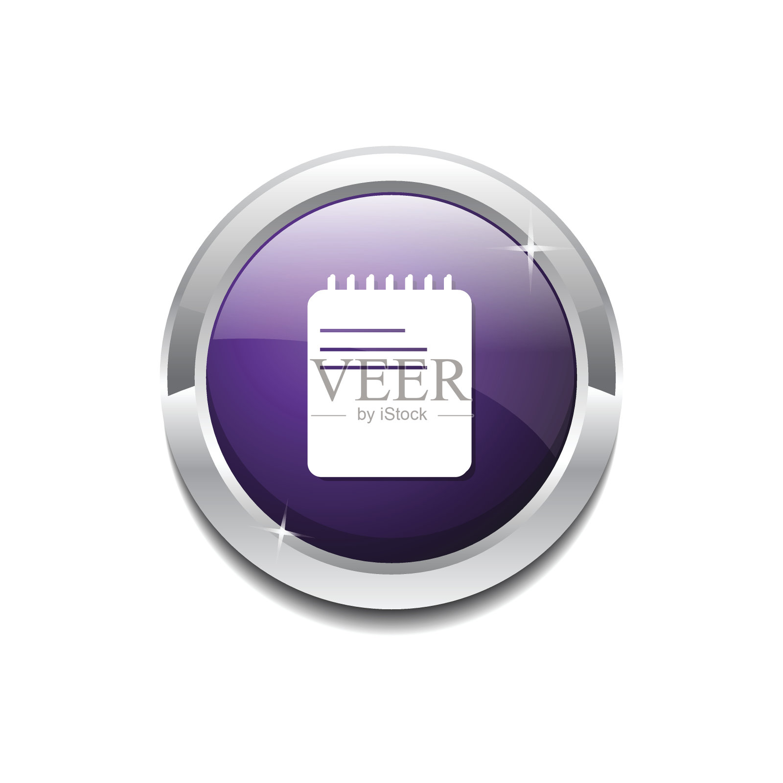 文件签名紫色矢量图标按钮插画图片素材