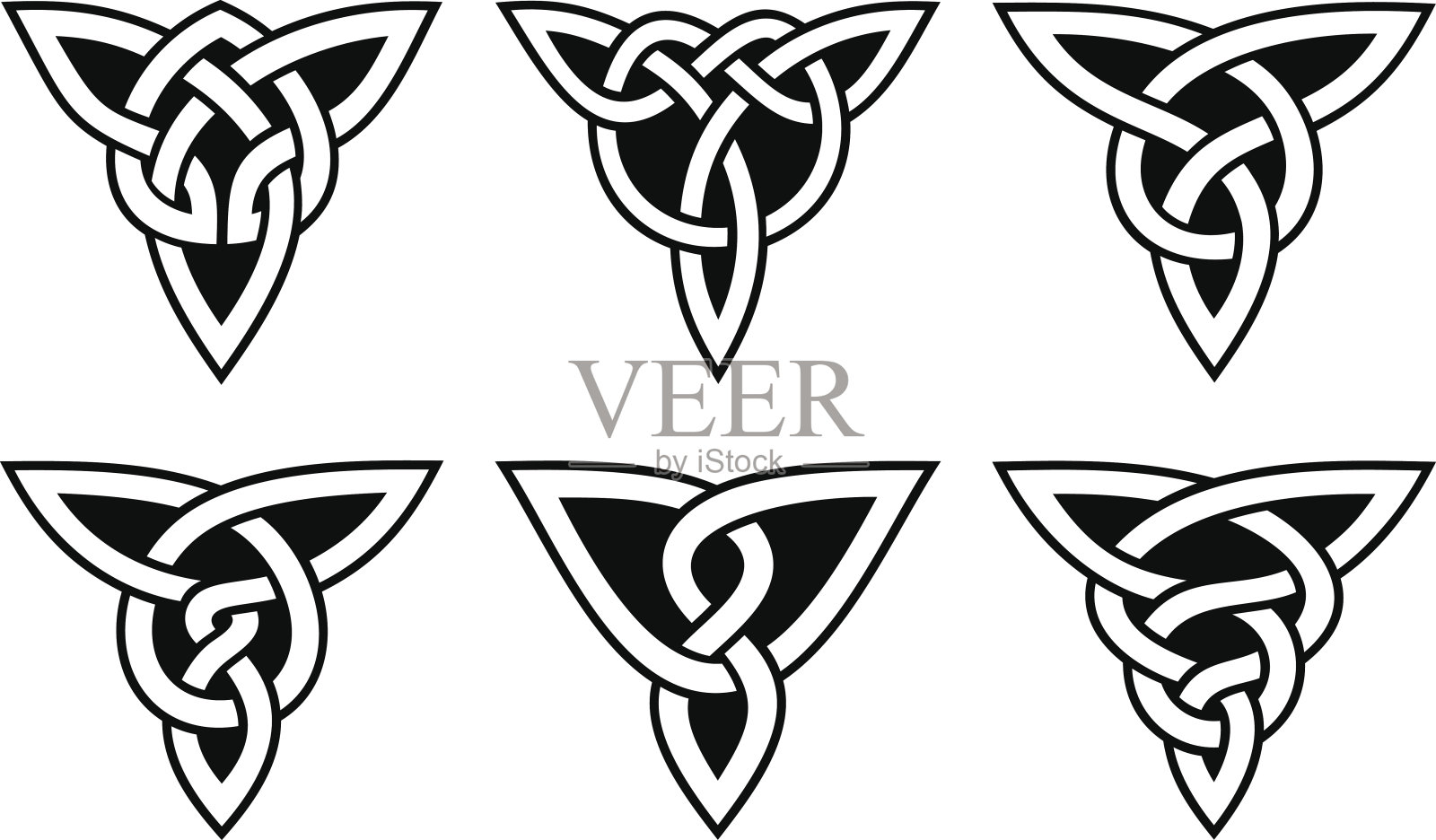 凯尔特结组插画图片素材