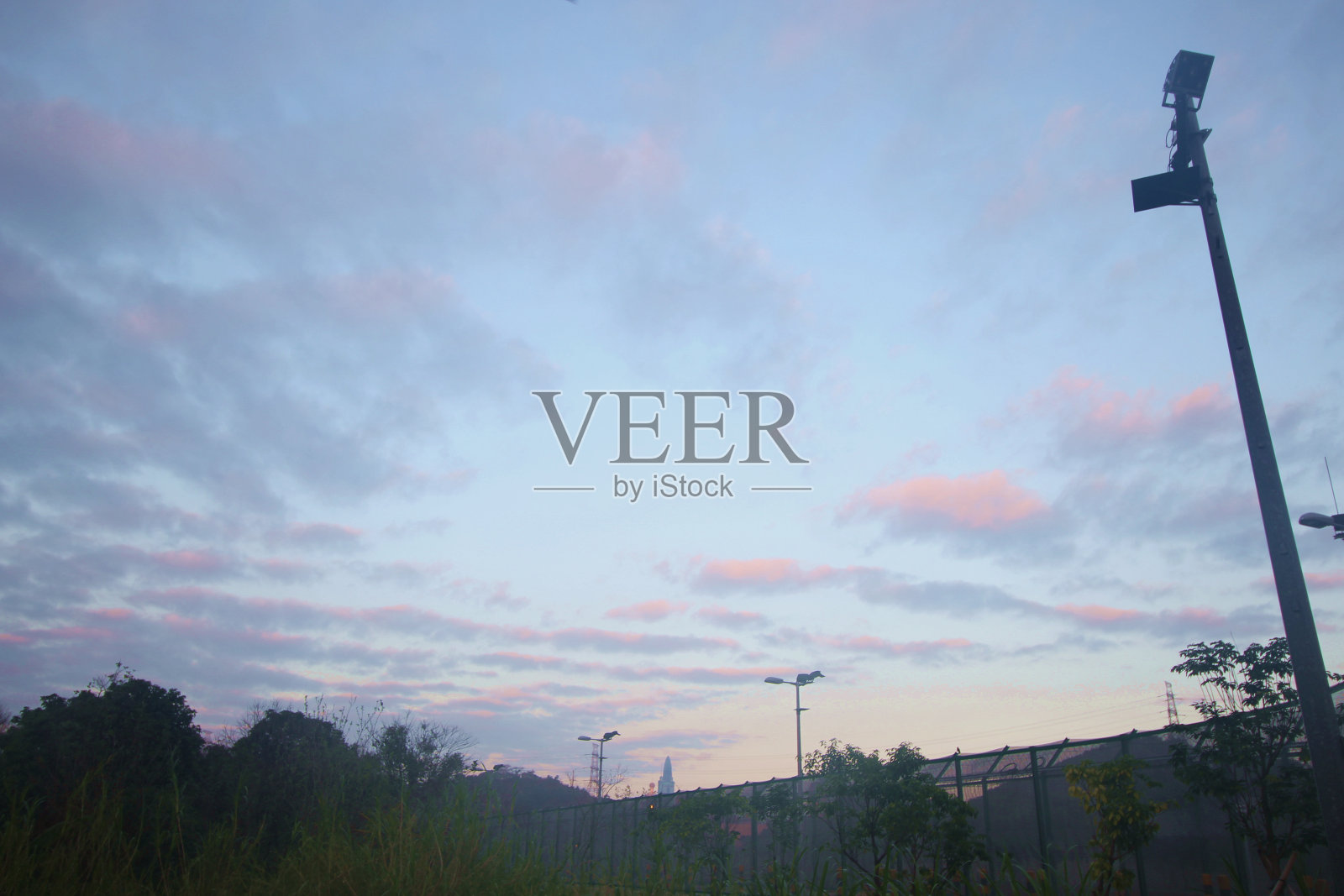 美丽的黎明，香港新界照片摄影图片