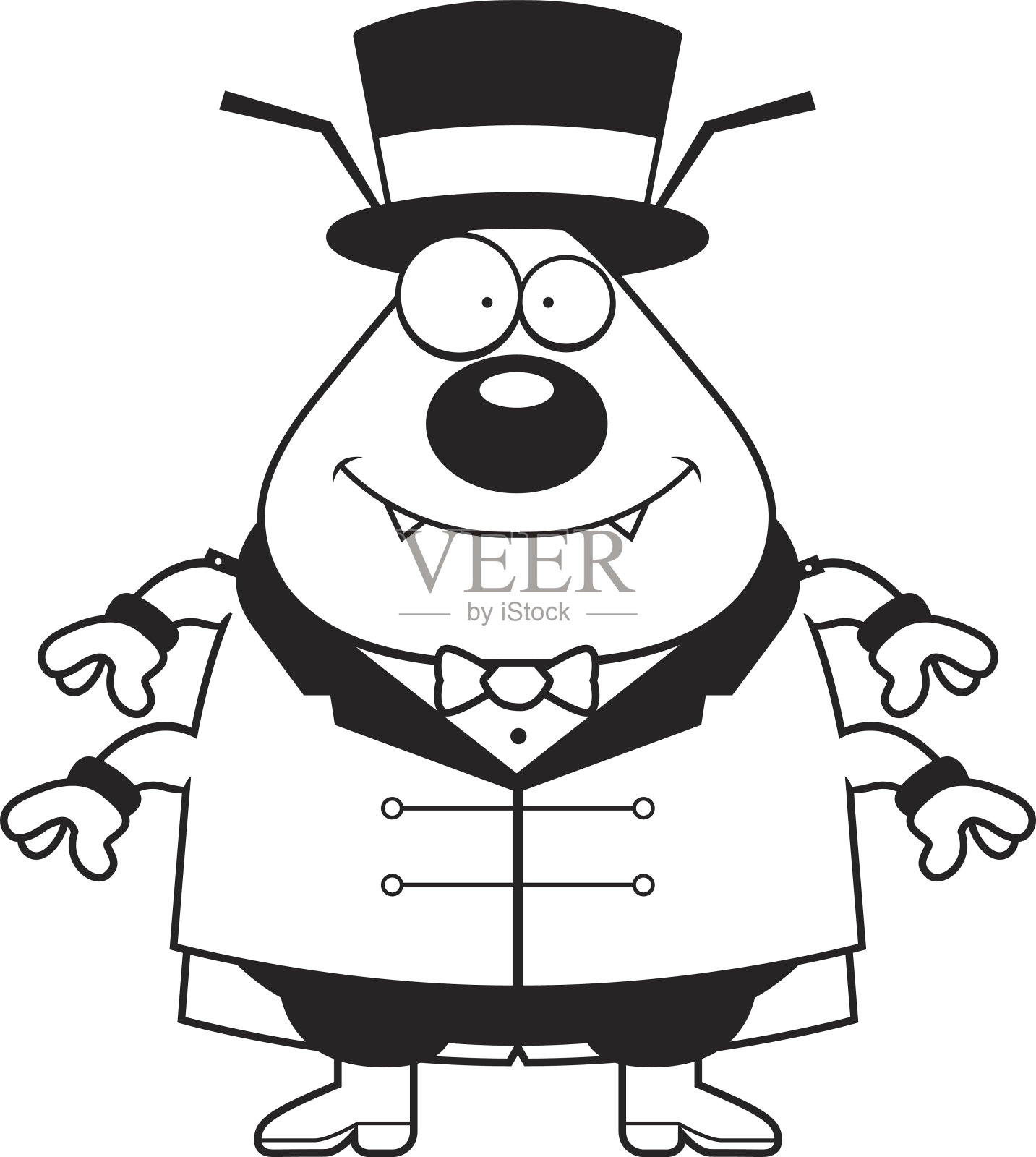 卡通跳蚤马戏团设计元素图片