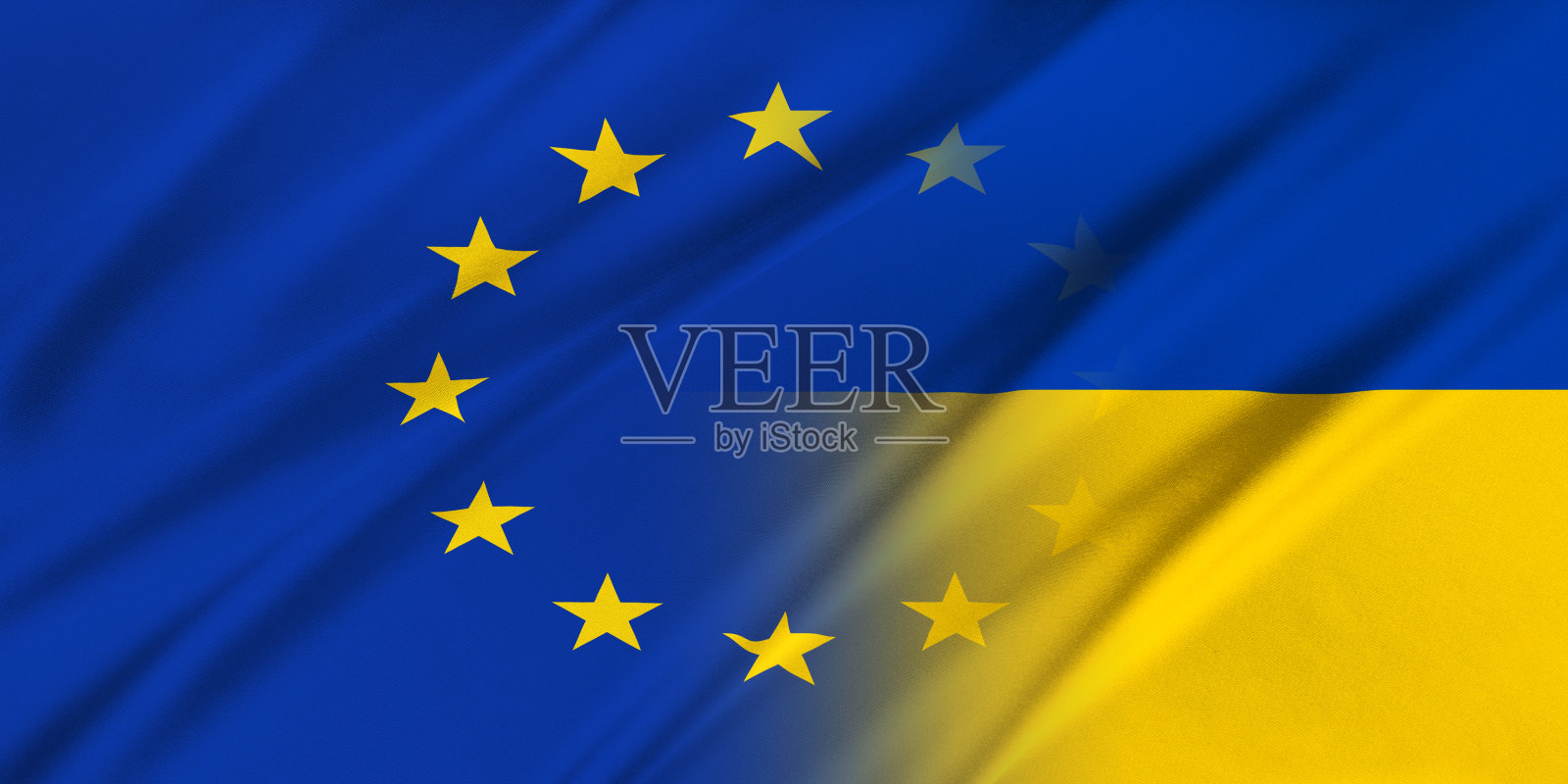 欧盟和乌克兰照片摄影图片