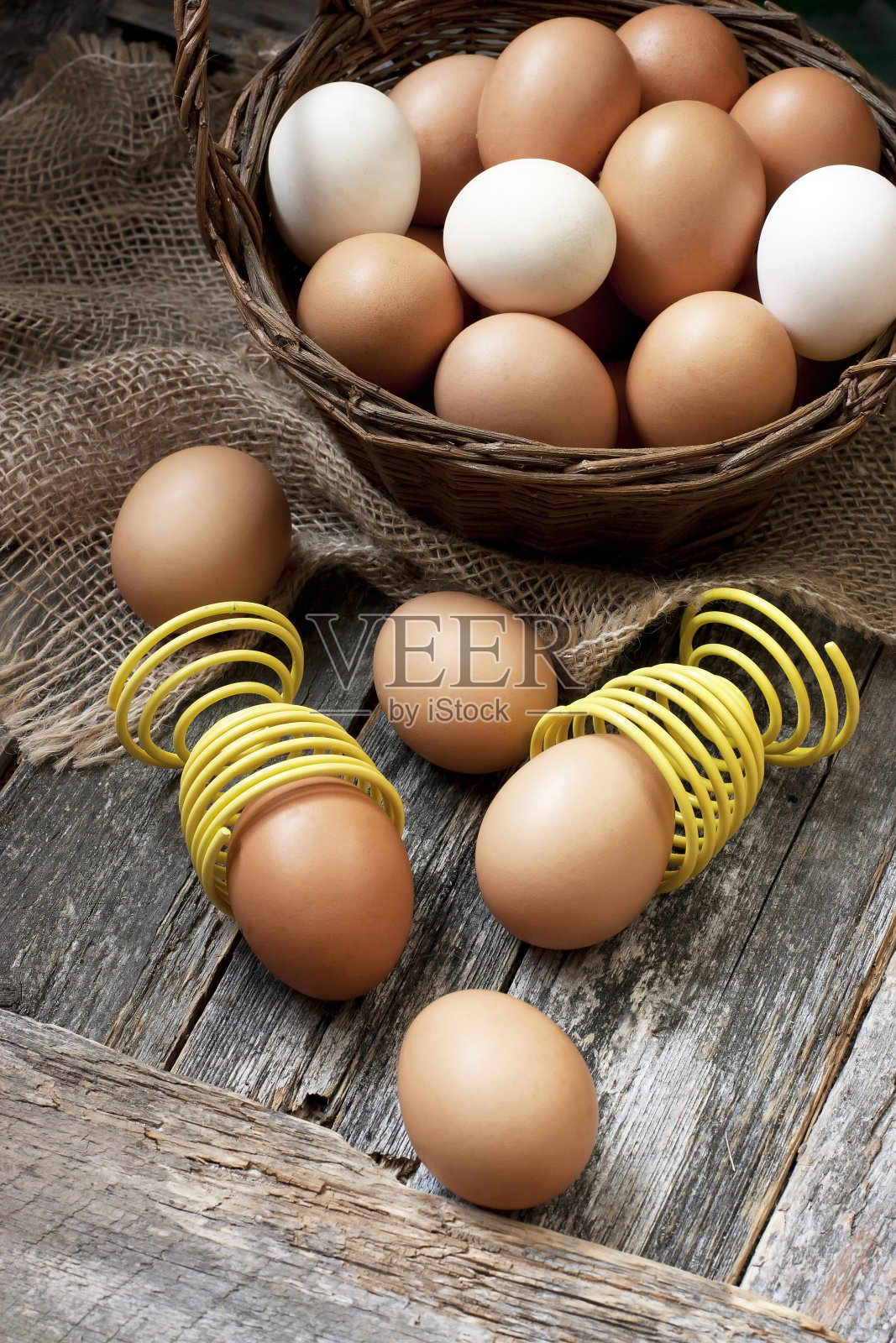 新鲜的鸡蛋。复活节主题照片摄影图片