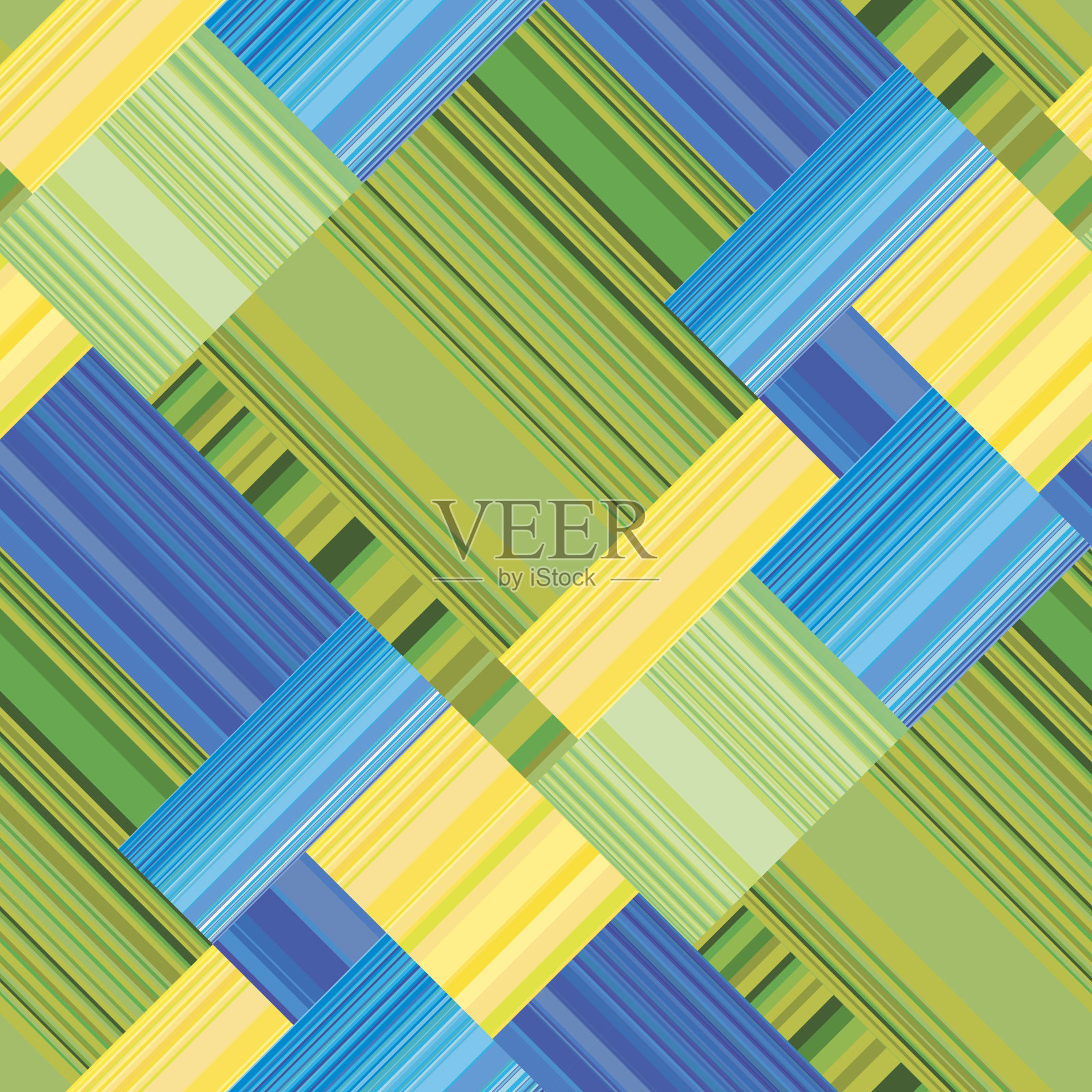 矢量壁纸与彩色条纹。插画图片素材