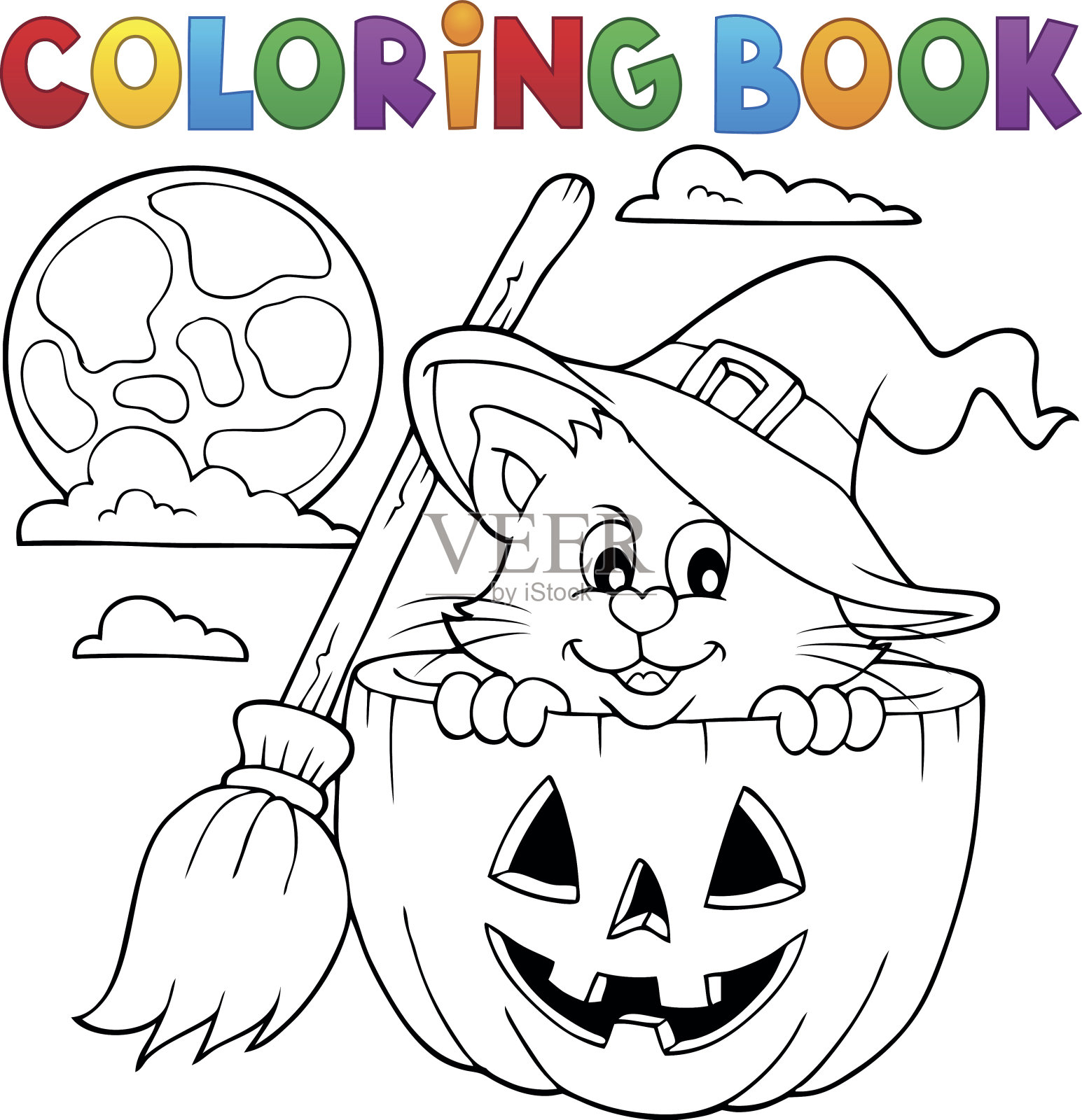 万圣节猫主题1设计元素图片