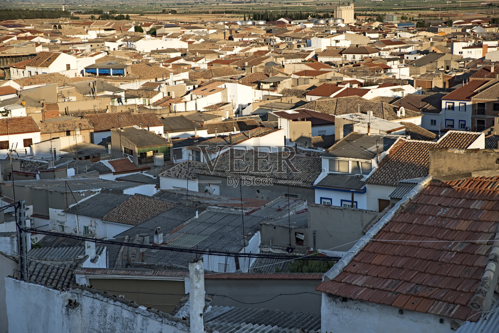 村瓦屋顶照片摄影图片