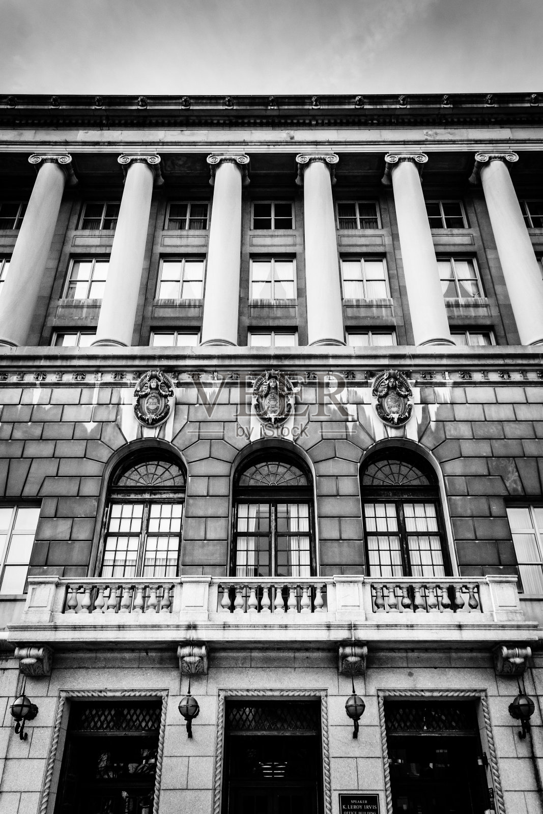 宾夕法尼亚州哈里斯堡的Leroy Irvis办公大楼。照片摄影图片