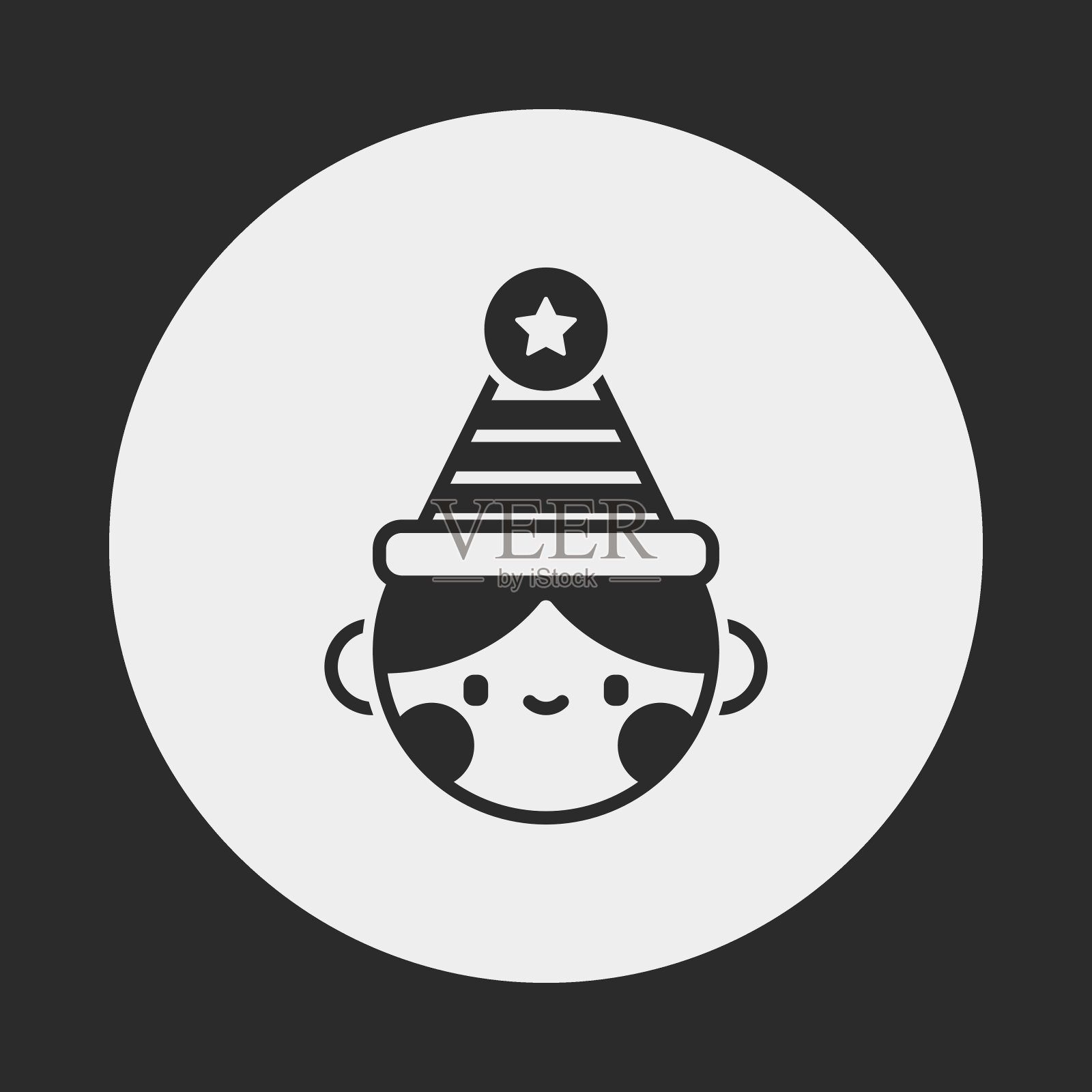 派对男孩图标插画图片素材