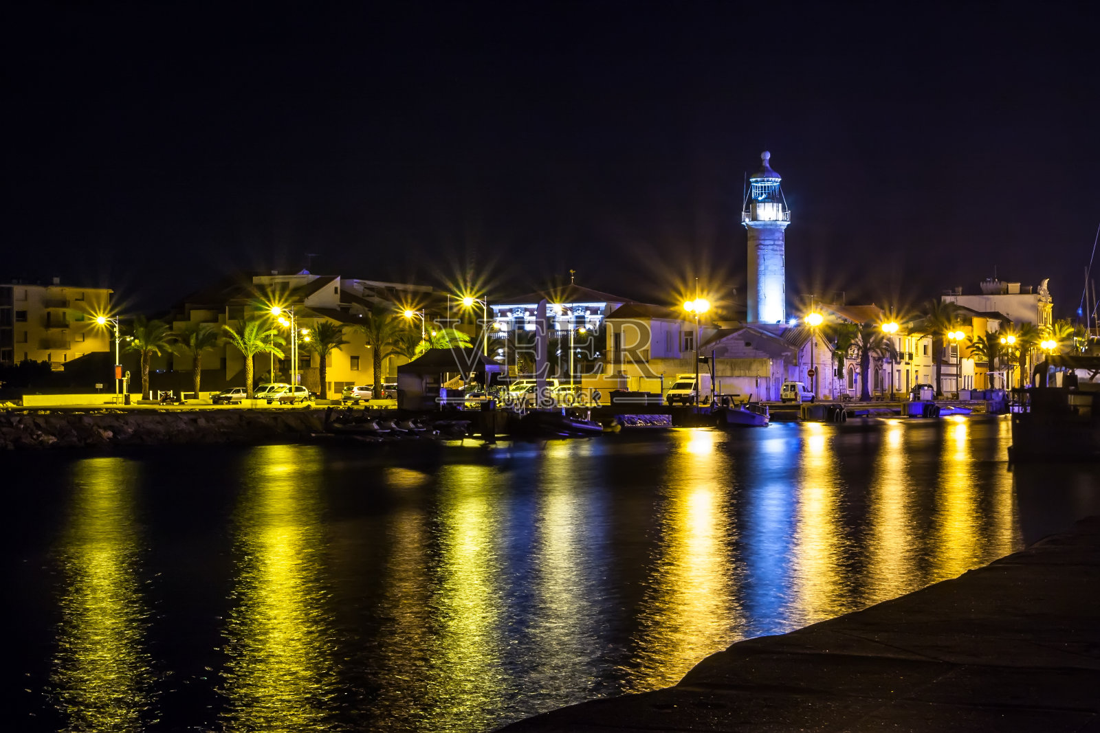 法国卡马格的莱格罗瓦运河照片摄影图片