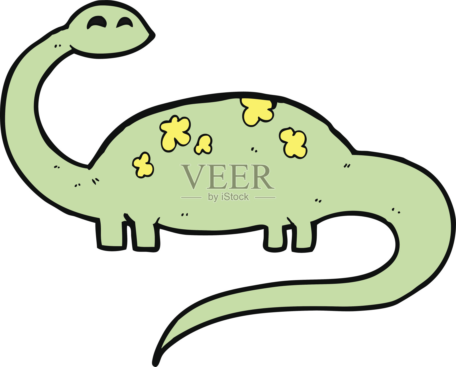 卡通dinoaur设计元素图片