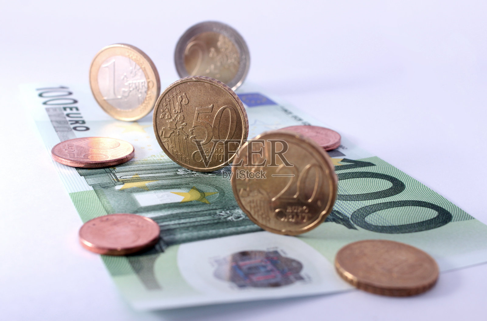 欧洲经济，商业，银行和金融背景照片摄影图片