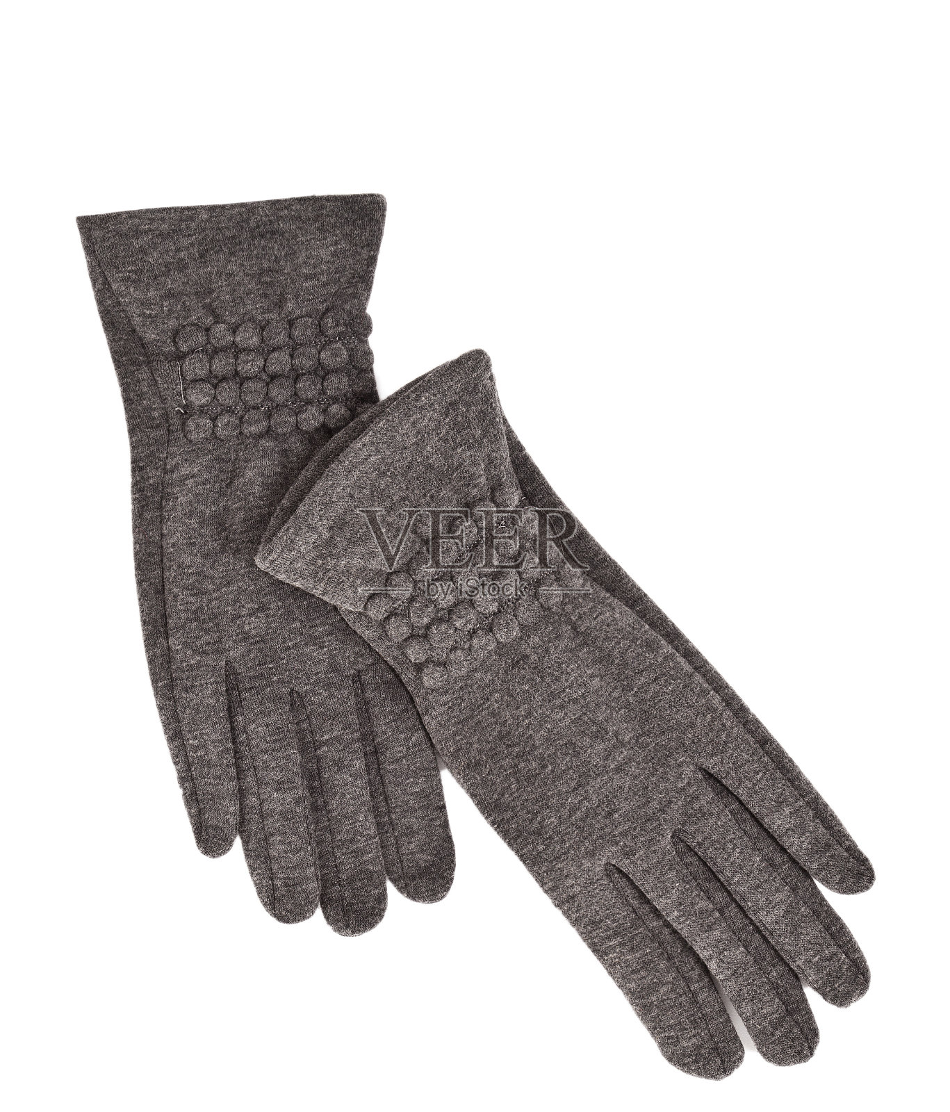 一副女皮手套照片摄影图片