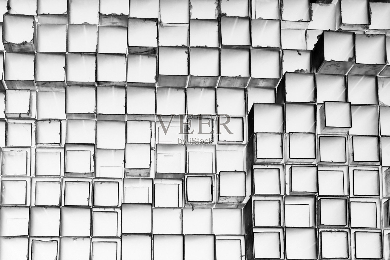 方形不锈钢管照片摄影图片