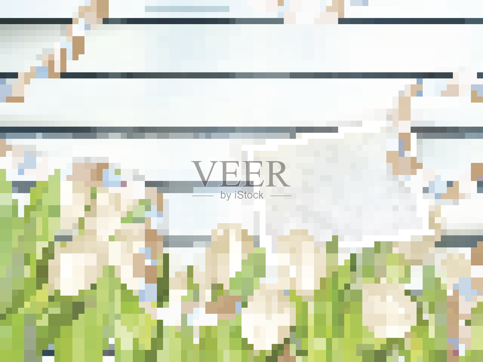 印有郁金香的卡片。每股收益10插画图片素材