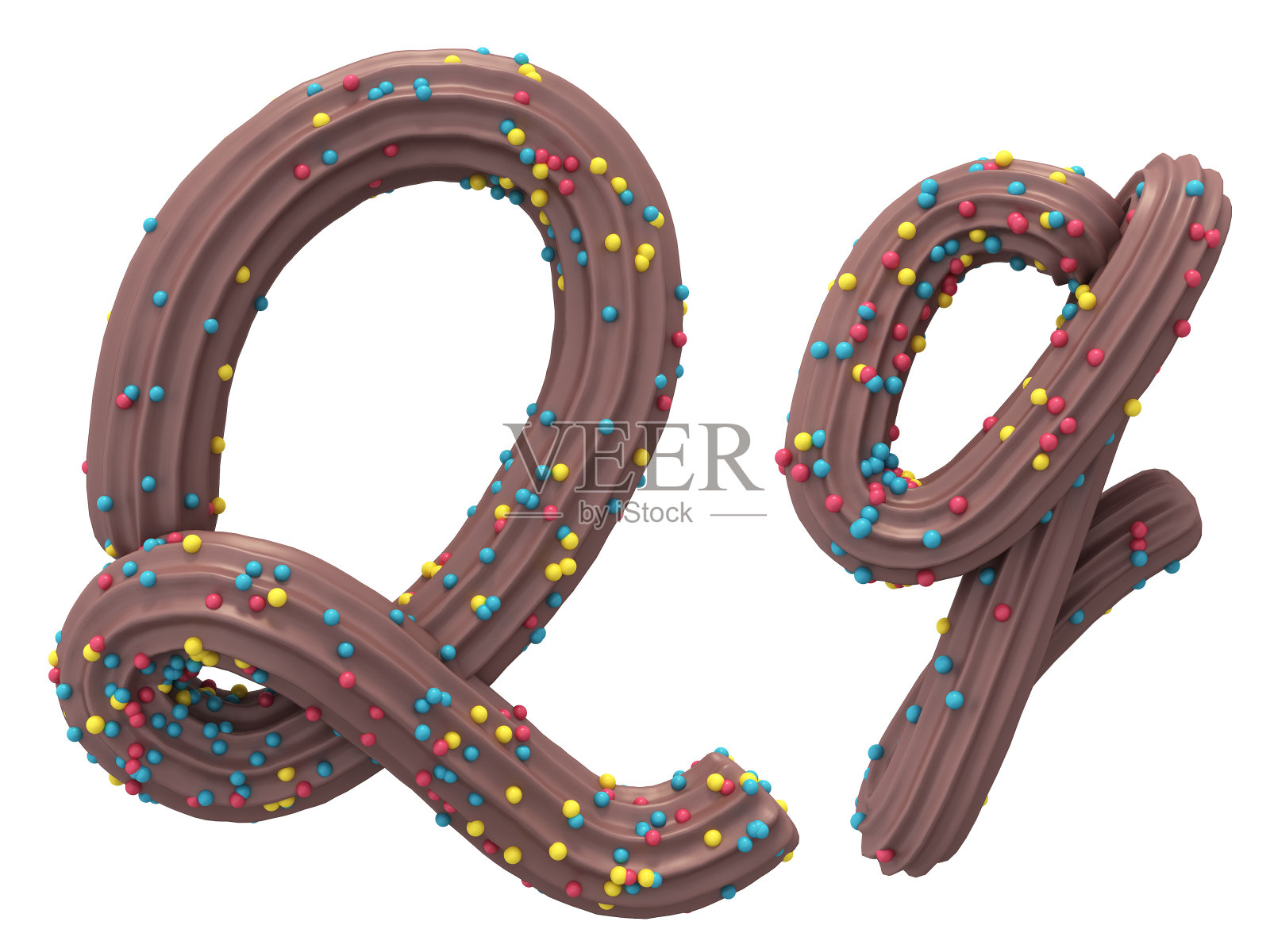 巧克力奶油糖果字体照片摄影图片