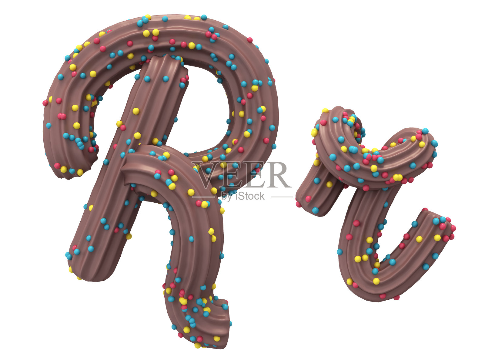 巧克力奶油糖果字体照片摄影图片