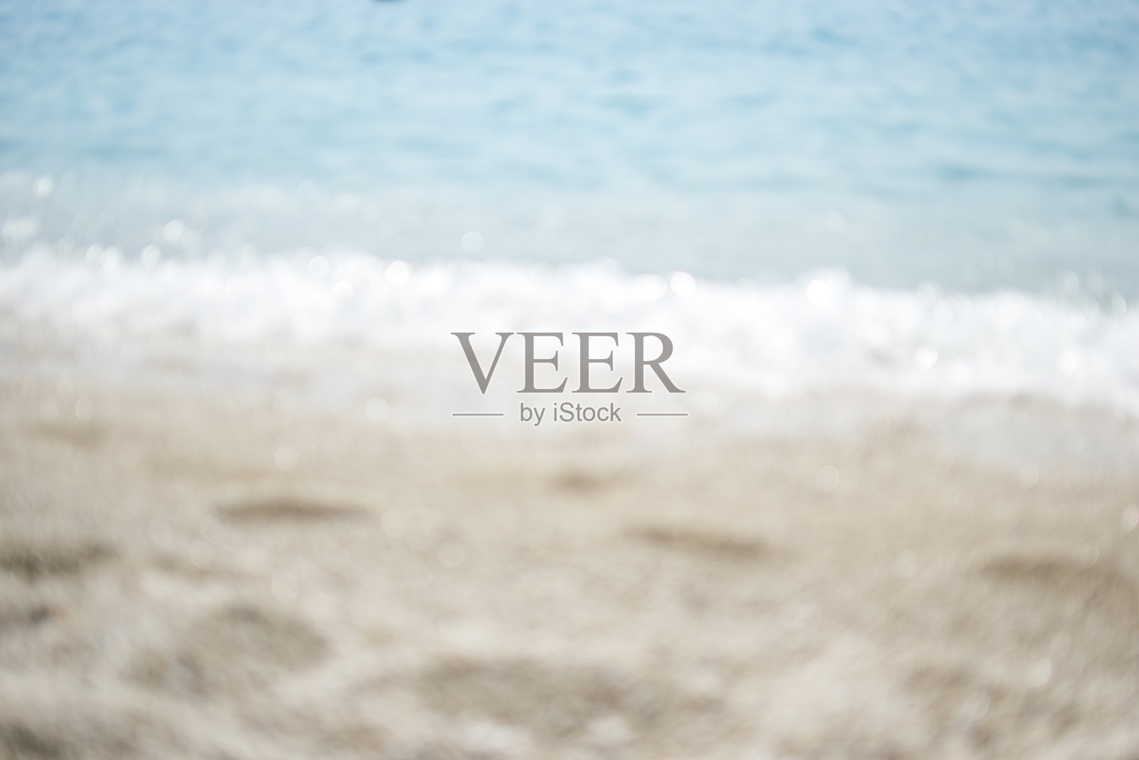 抽象的海景与模糊的背景照片摄影图片